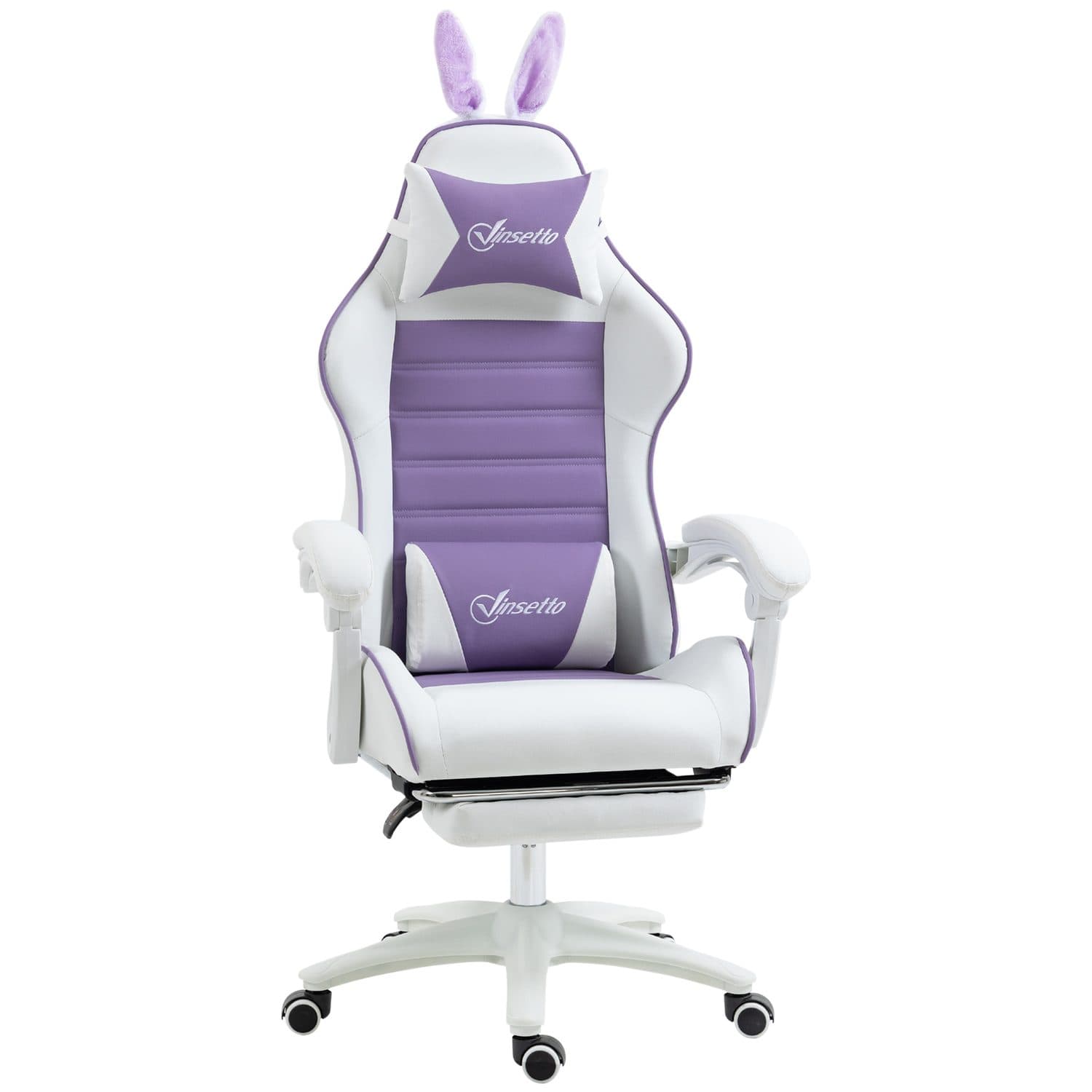 Purple Reclining Bunny Gaming Chair