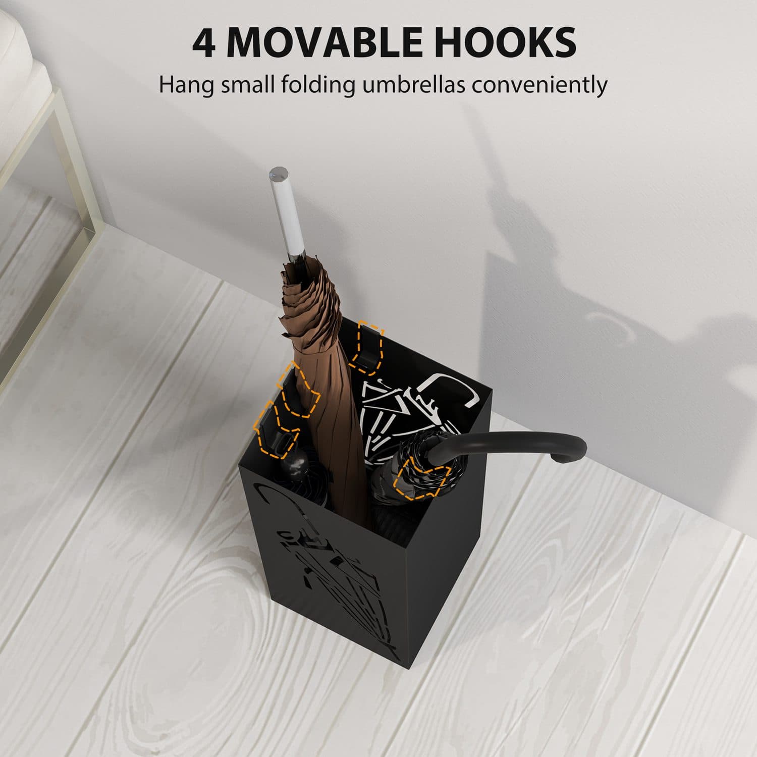 Keep Hallways Tidy with a Black Umbrella Stand - image 1