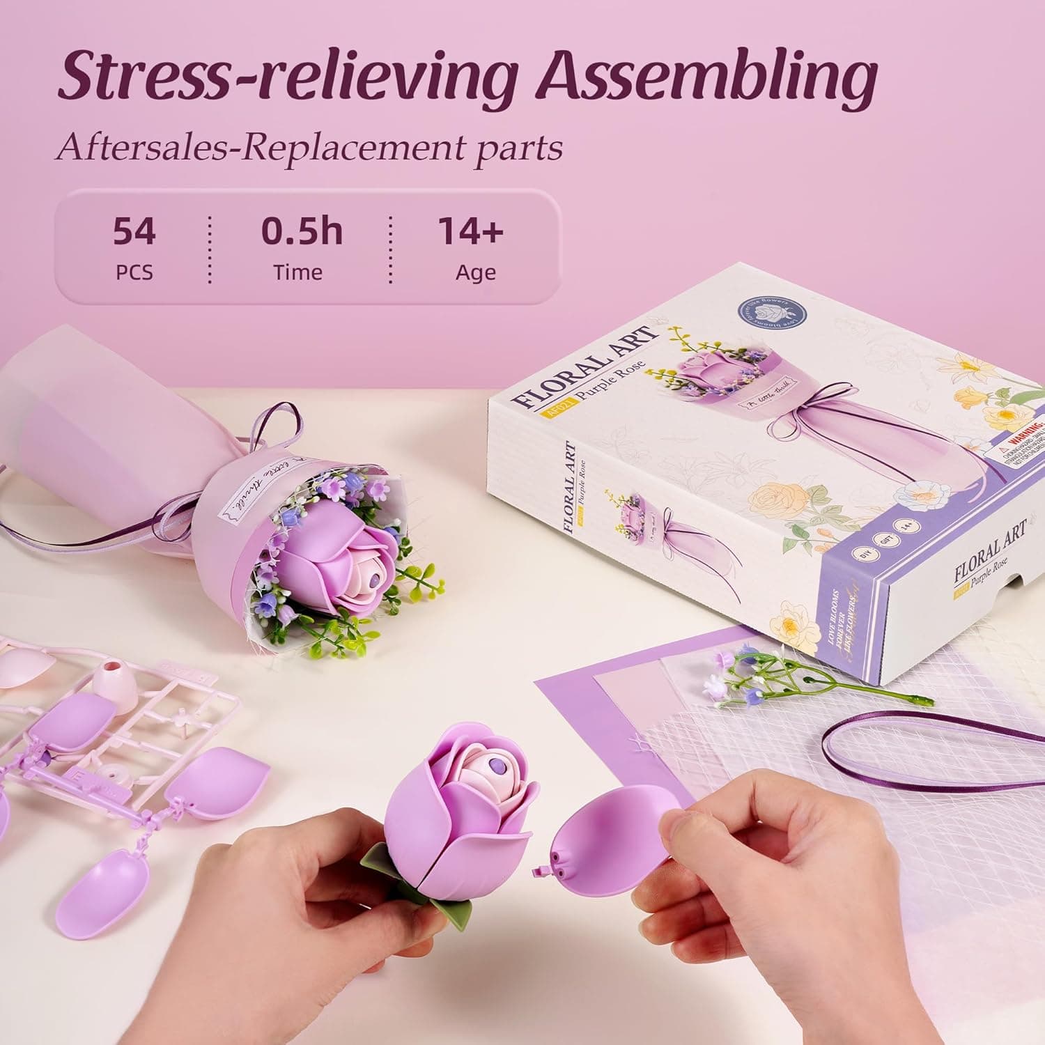 3D Puzzle Flower Bouquet in French Style - image 8