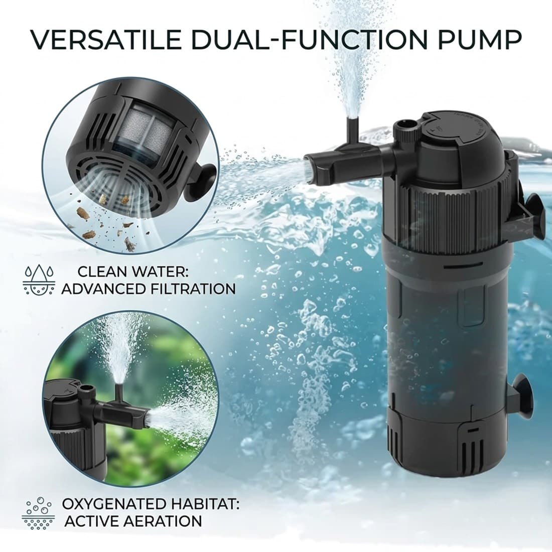 400L/H Internal Filter for Aquariums and Fish Tanks - image 5