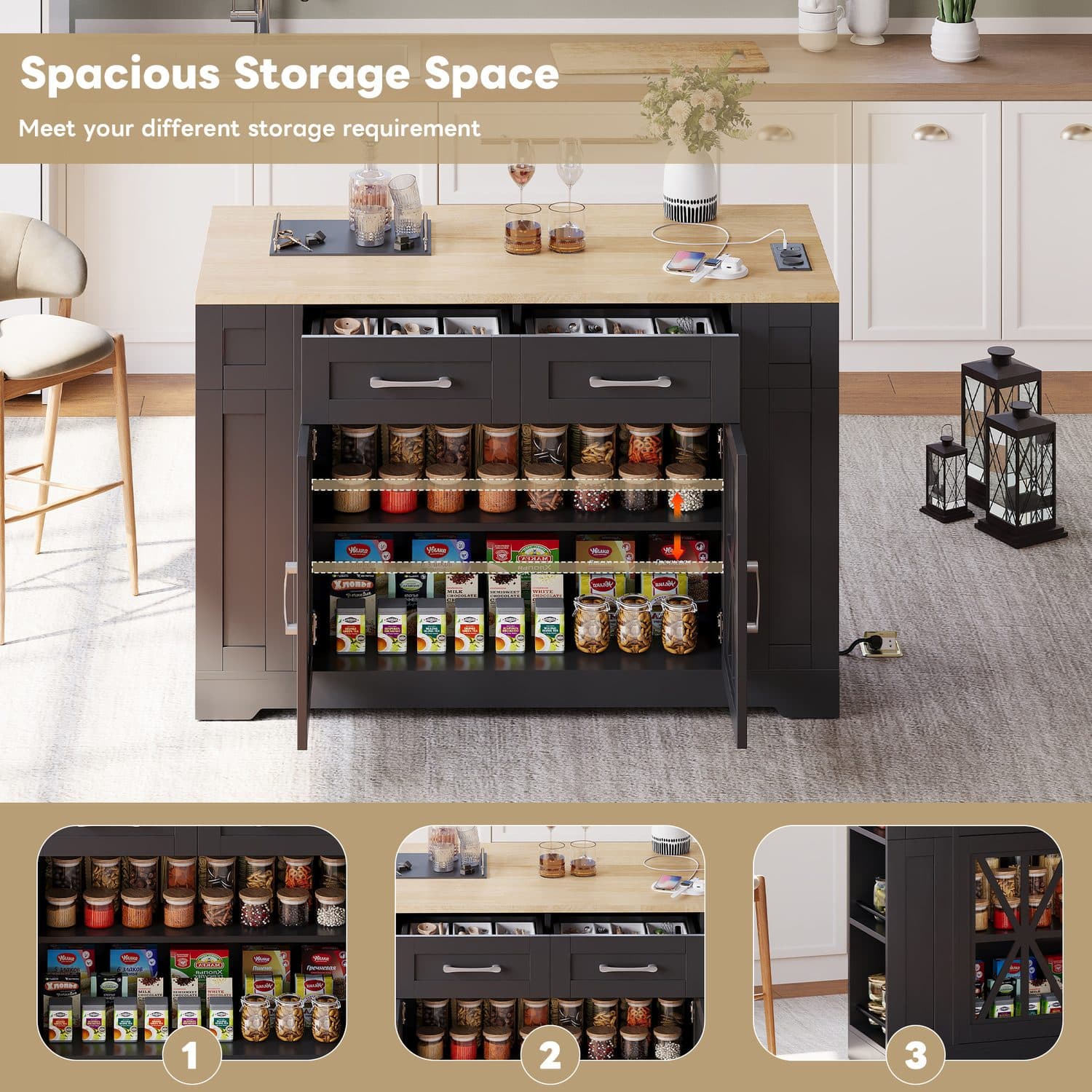 Foldable Kitchen Island - image 1