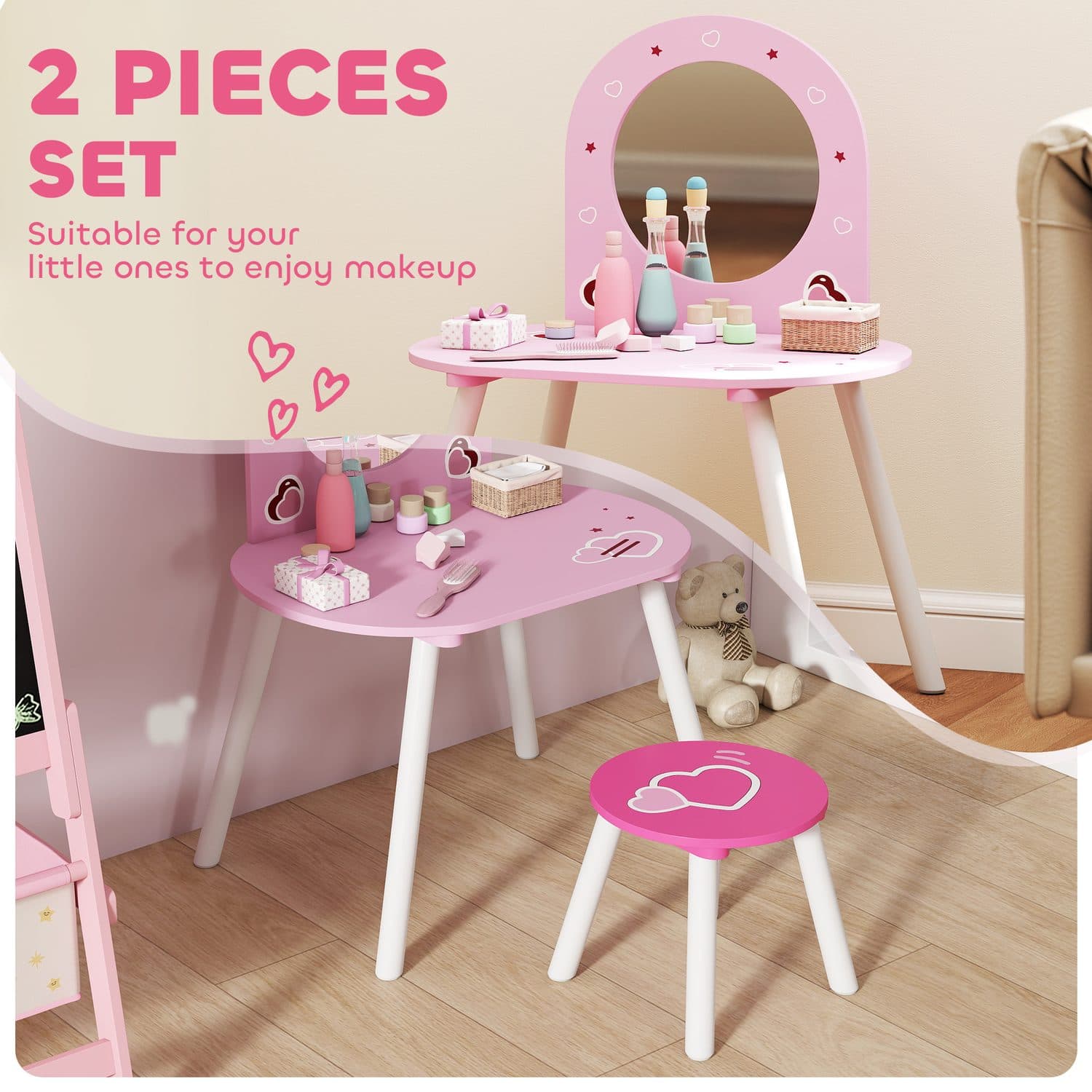 Pink Princess Dressing Table - image 3