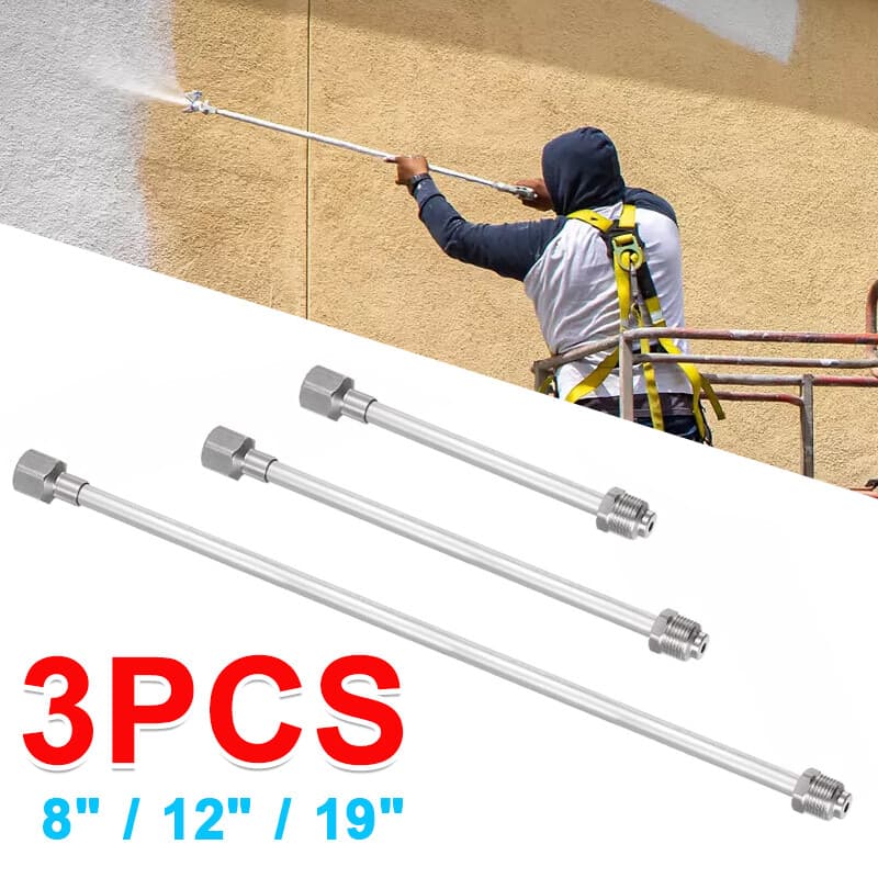 3 Piece Airless Paint Sprayer Extension Rod Set - image 10