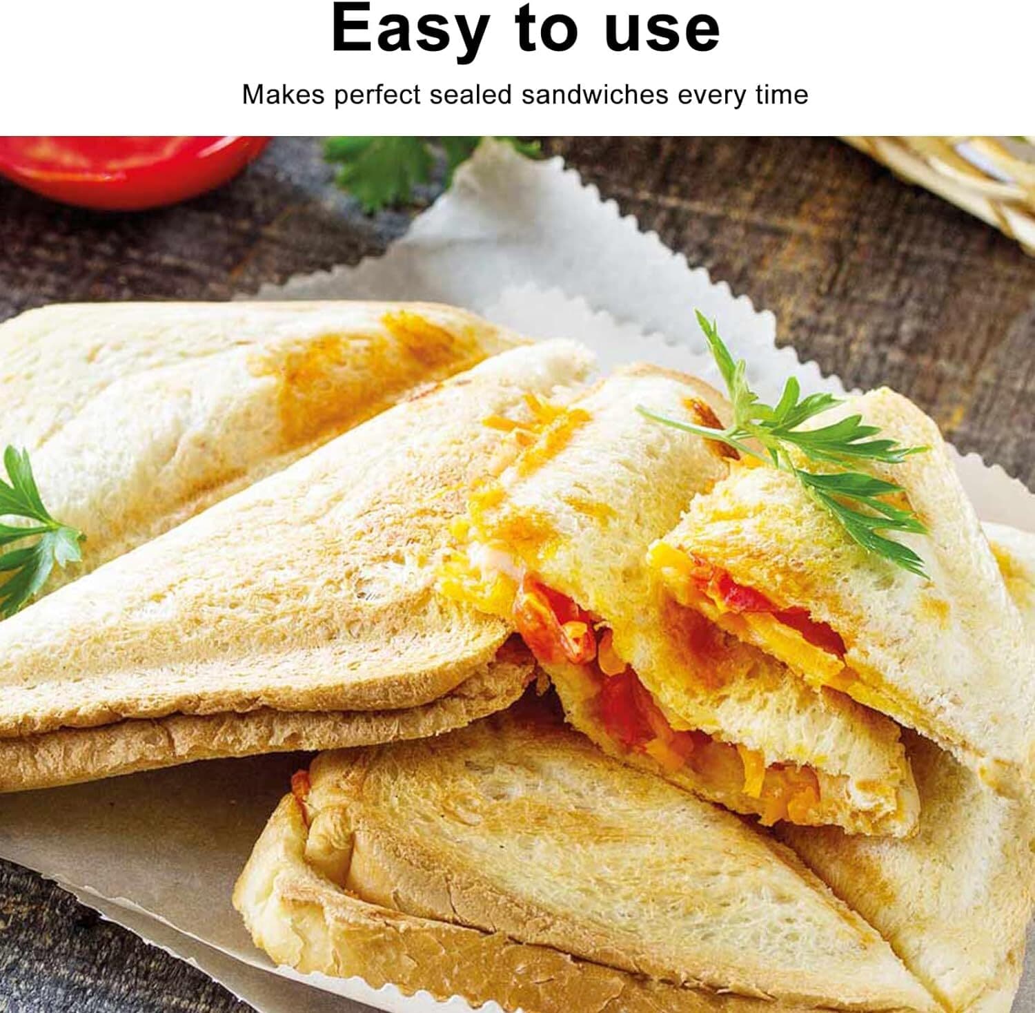 Make Perfect Toasties in Minutes with a Non-Stick Sandwich Maker - image 4