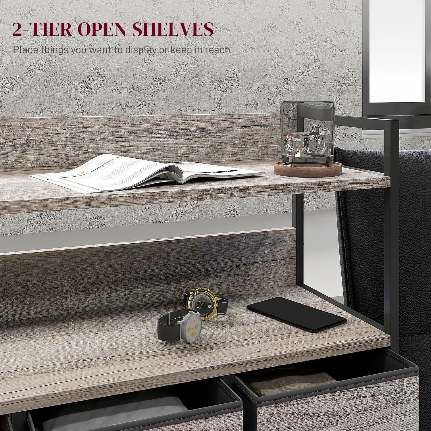 7-Drawer Rustic Grey Chest - image 4