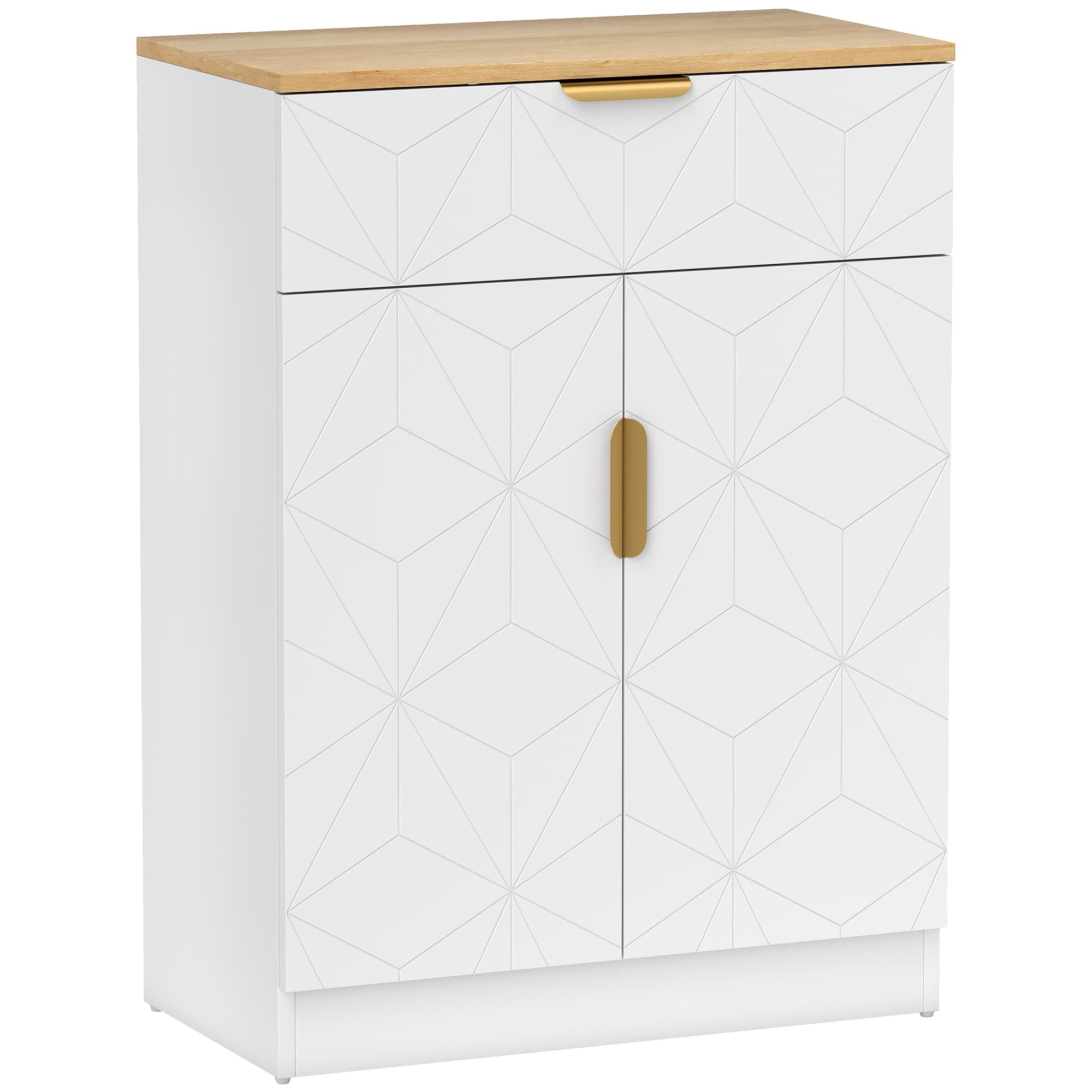 Modern White Storage Sideboard