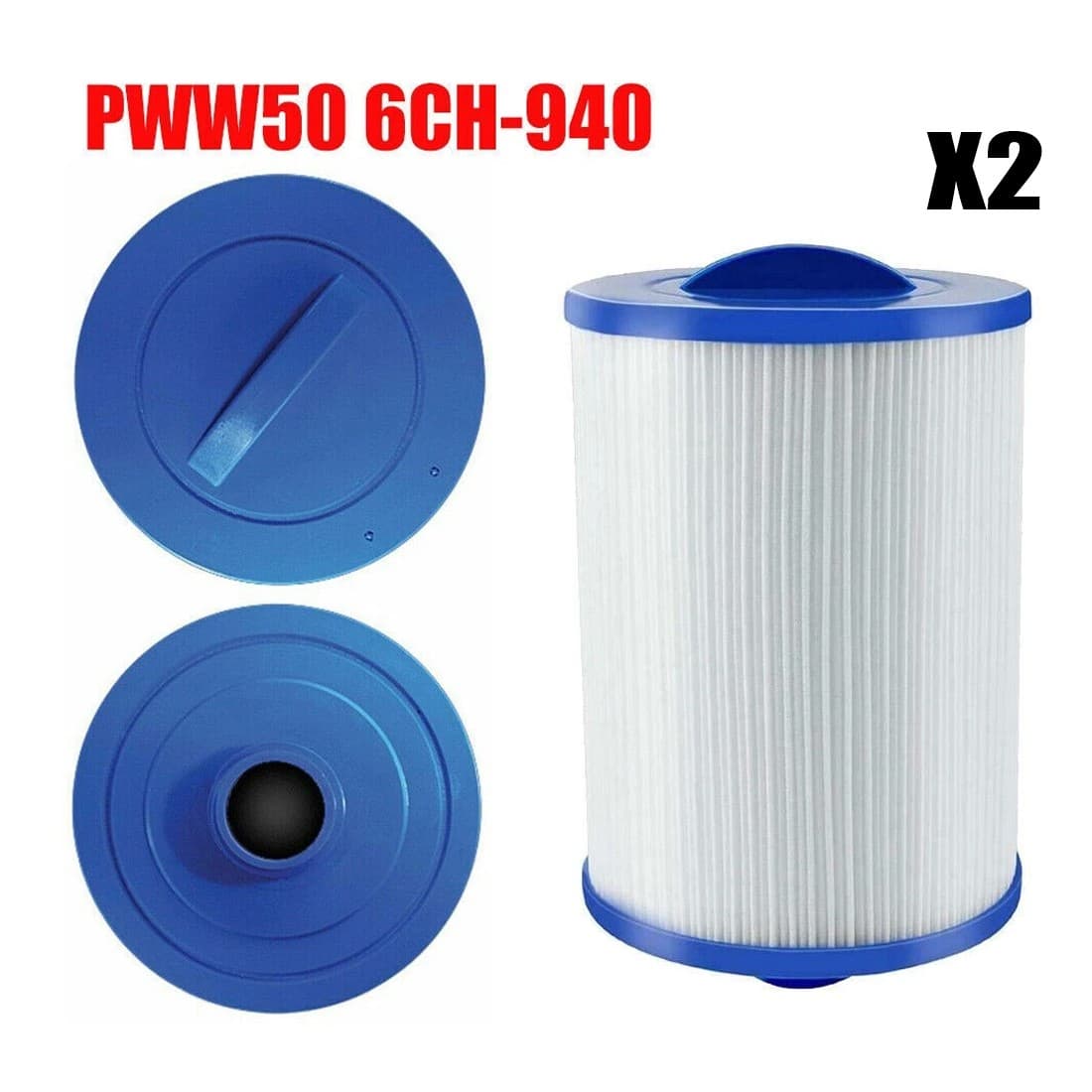 Keep spa water clearer with two PWW50 filters