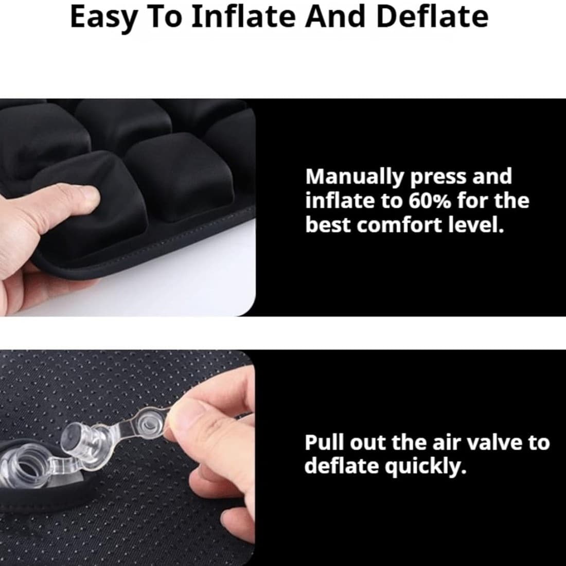 Sit Longer Without Discomfort — Air Cell Seat Cushion - image 1