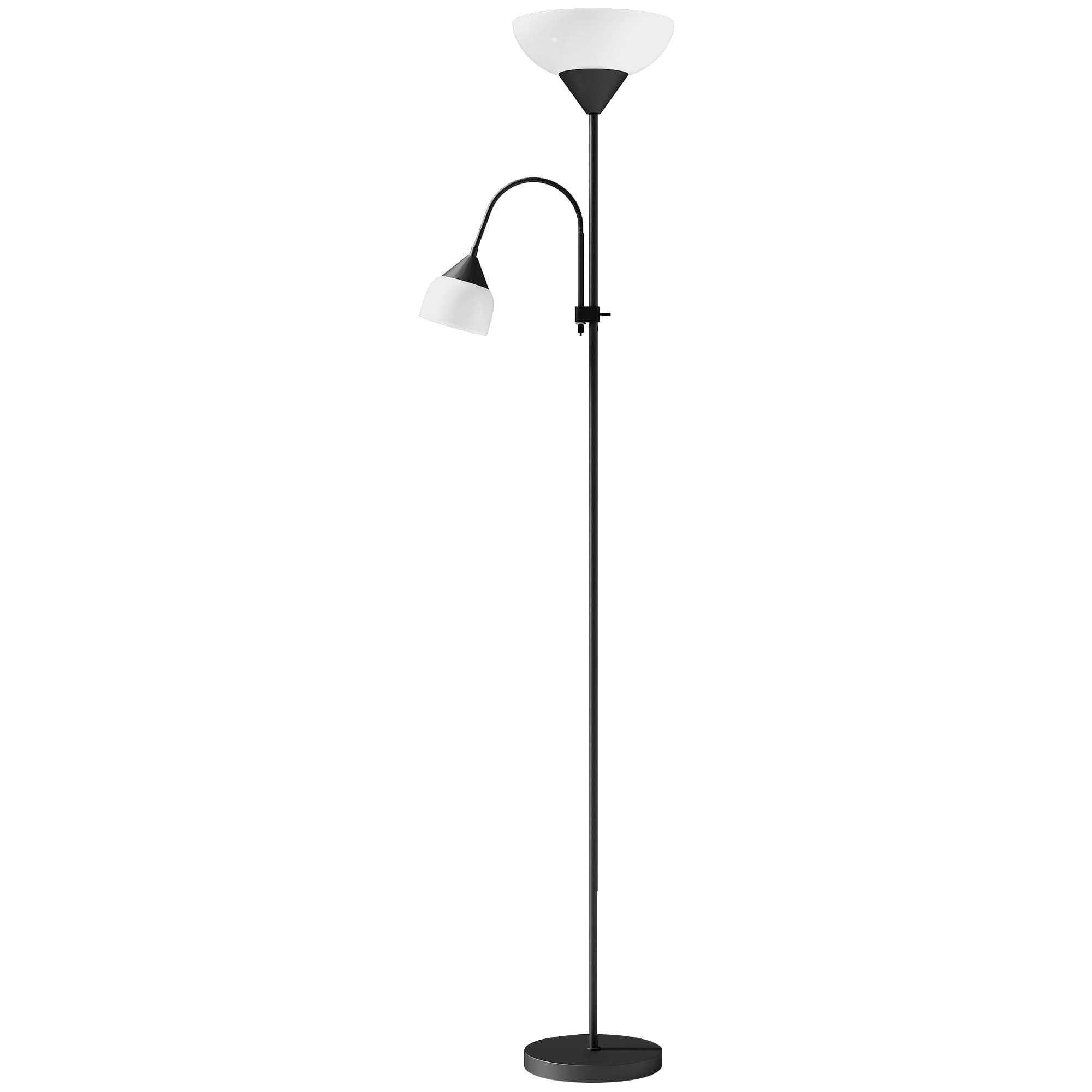 Black mother and child floor lamp for living rooms - Black
