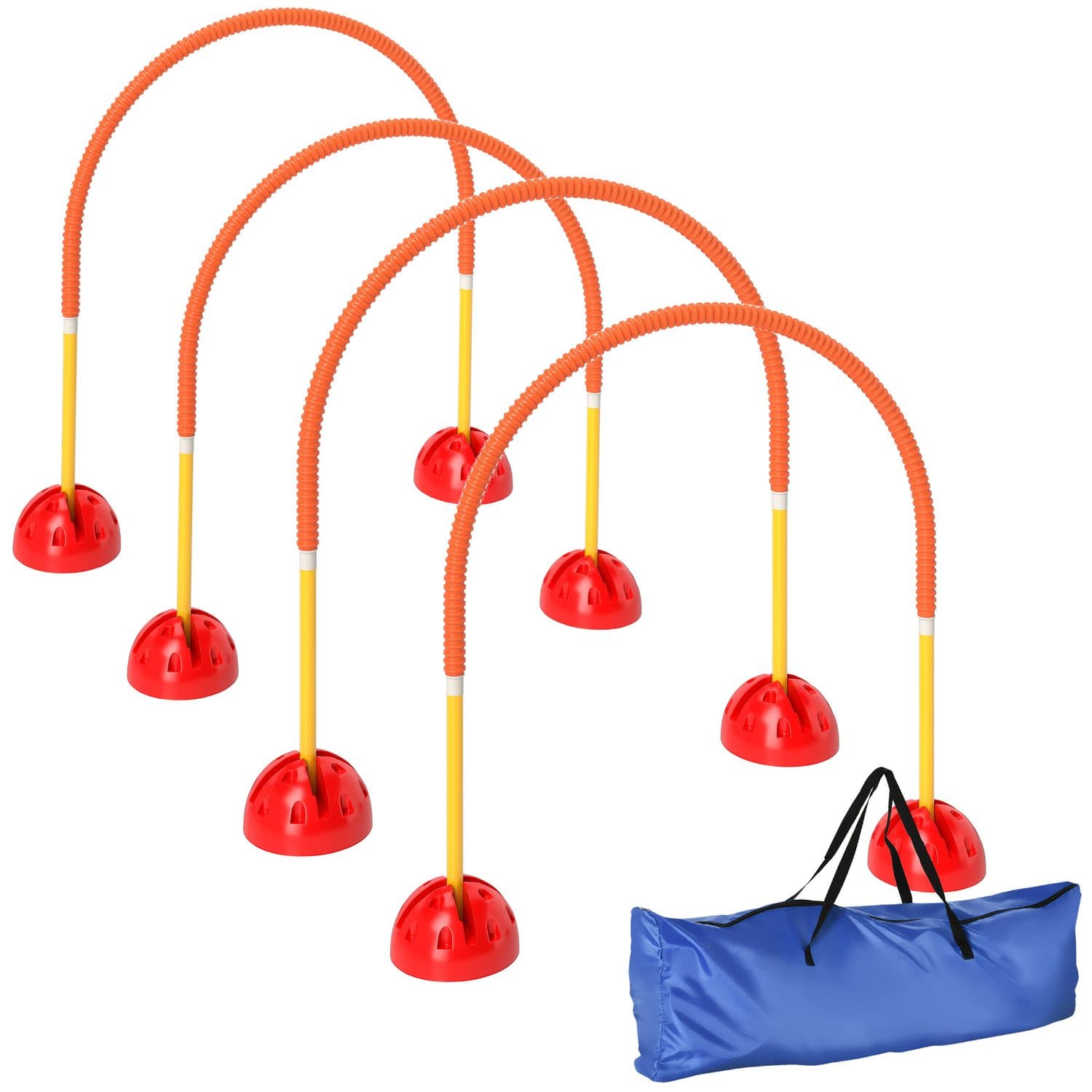 PawHut 4-Piece Dog Agility Training Set