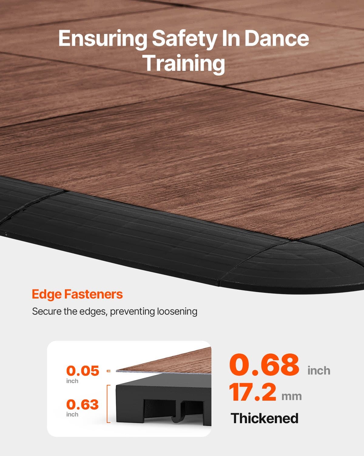 Portable Interlocking Dance Floor (25-Piece Tile Kit) - image 9