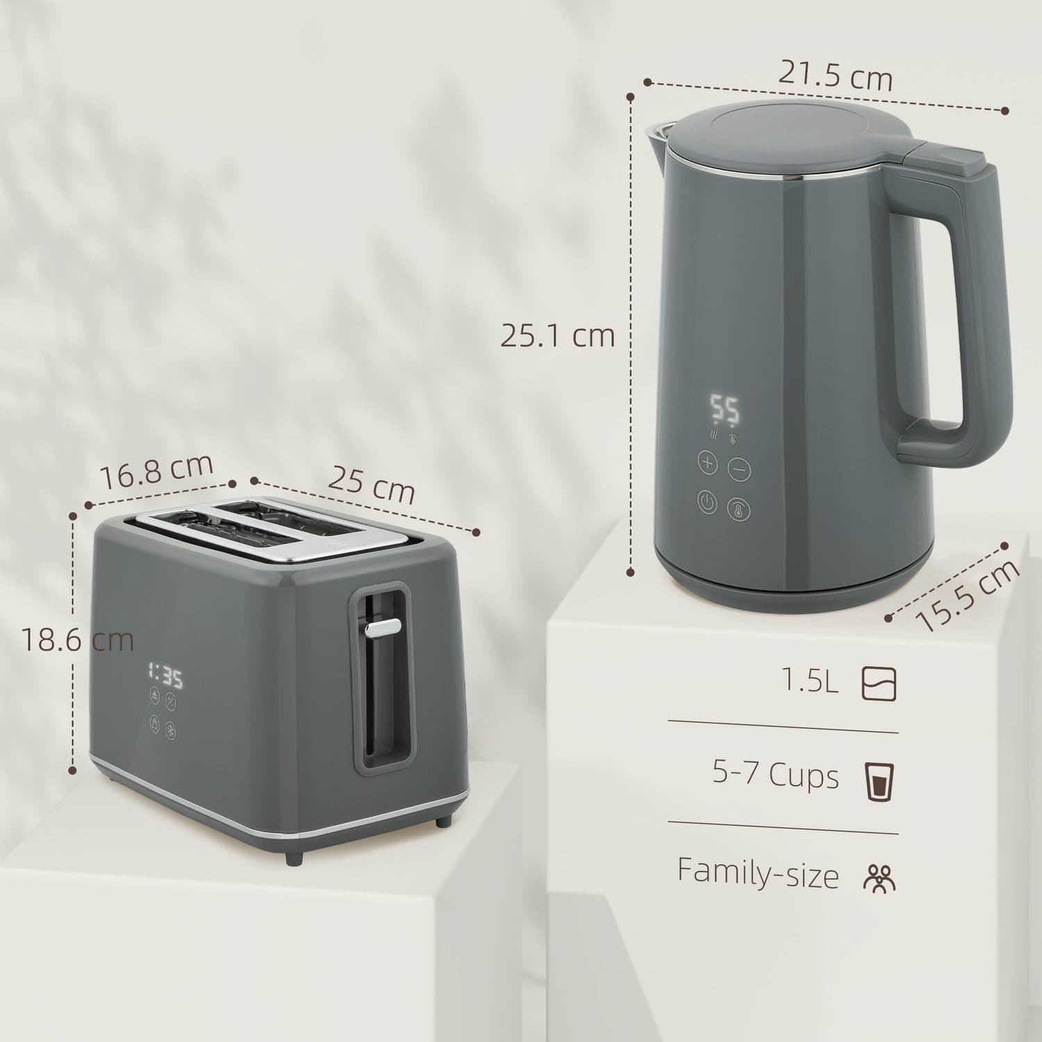 Grey Digital Breakfast Set - image 5