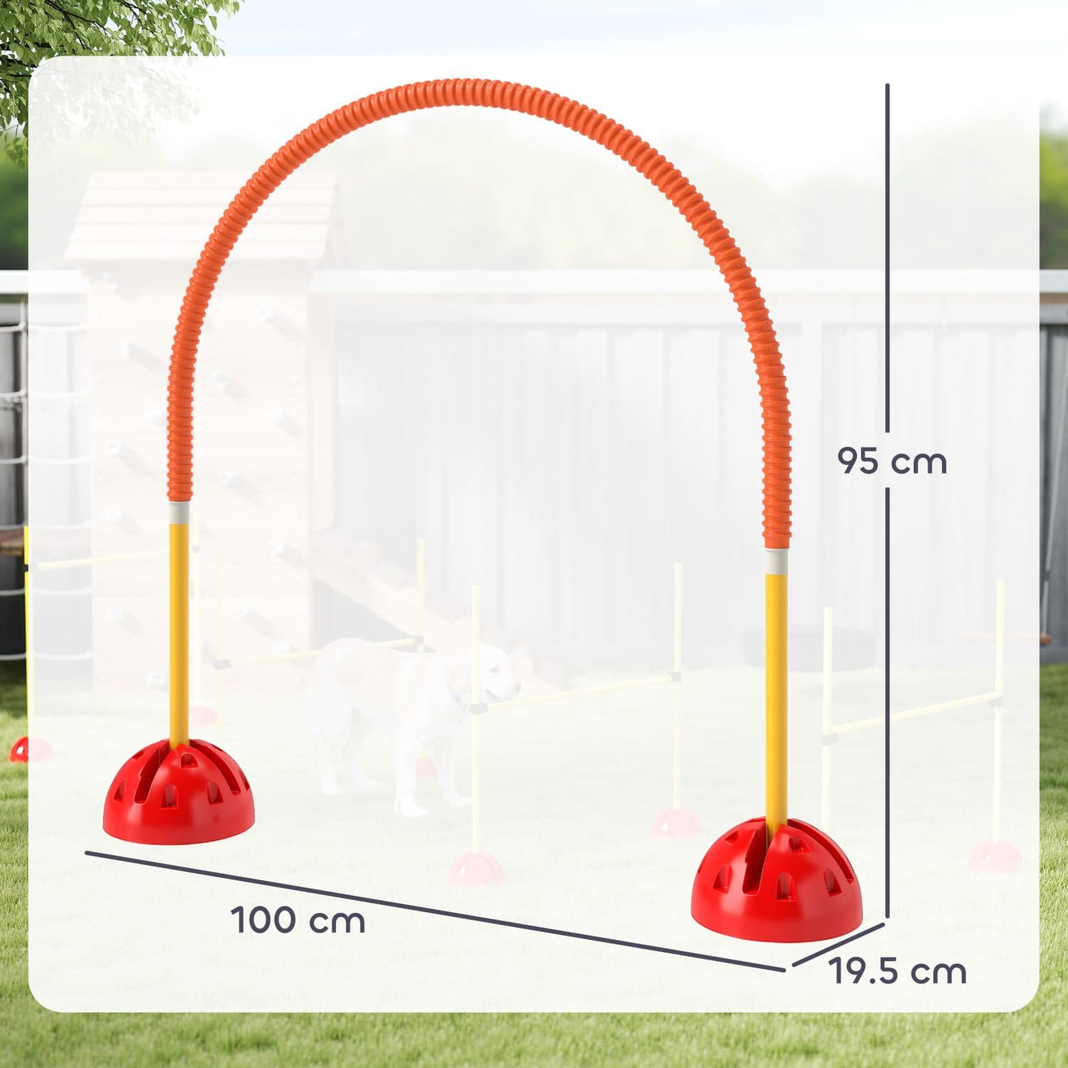 PawHut 4-Piece Dog Agility Training Set - image 3
