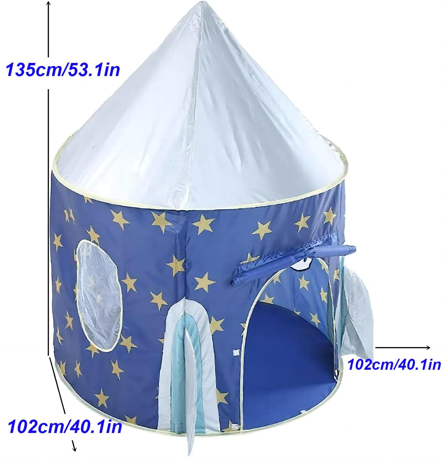 A foldable rocket play tent for imaginative adventures - image 2