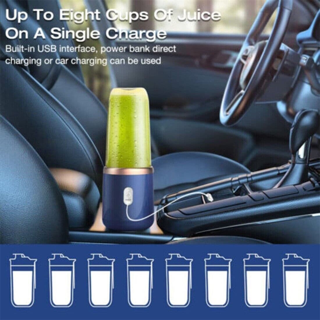 Blend and Go — USB-Rechargeable Personal Blender, 400ml - image 5