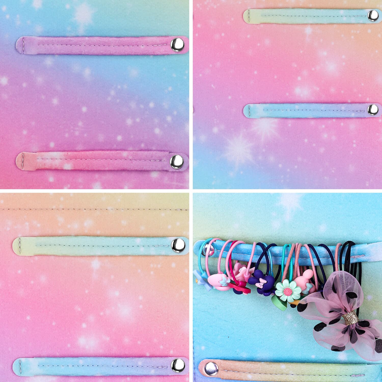 All your hair accessories in one place — rainbow pastel organiser - image 15