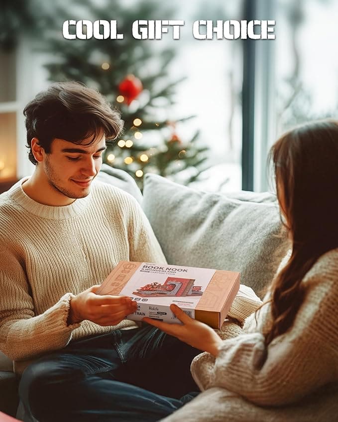 DIY Steam Train Book Nook Model Kit - image 7