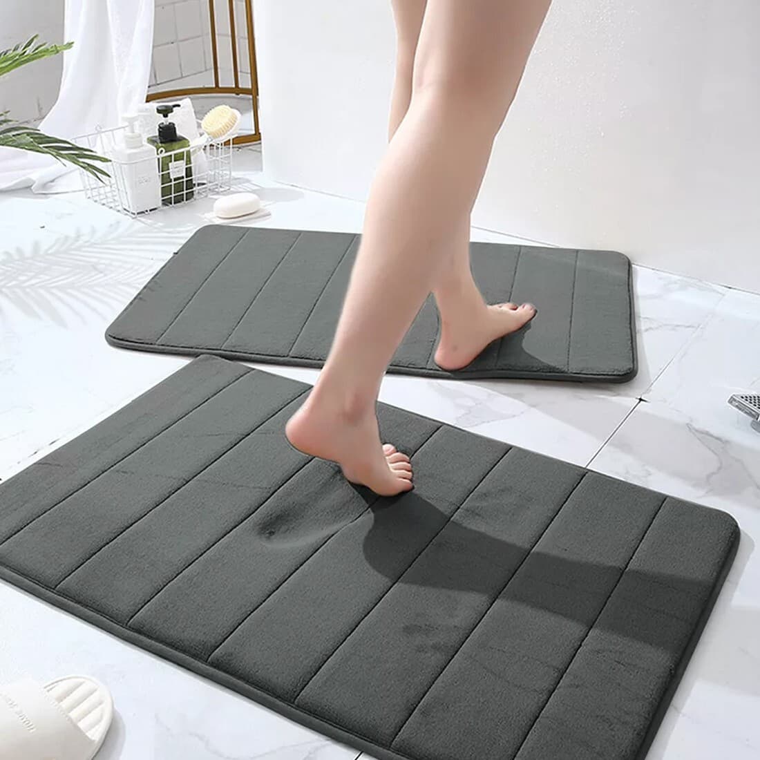 Soft Memory Foam Bath Mats That Actually Dry Fast - image 10