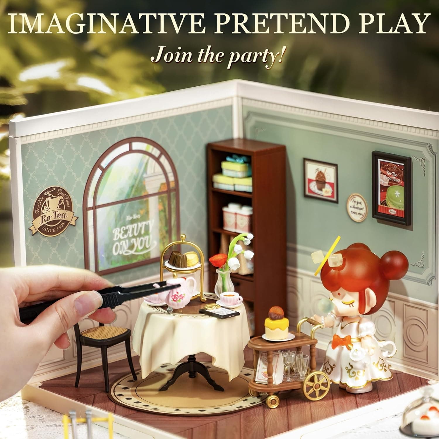 DIY Miniature Craft Kit: 'Sweet Sips' Tea House - image 4