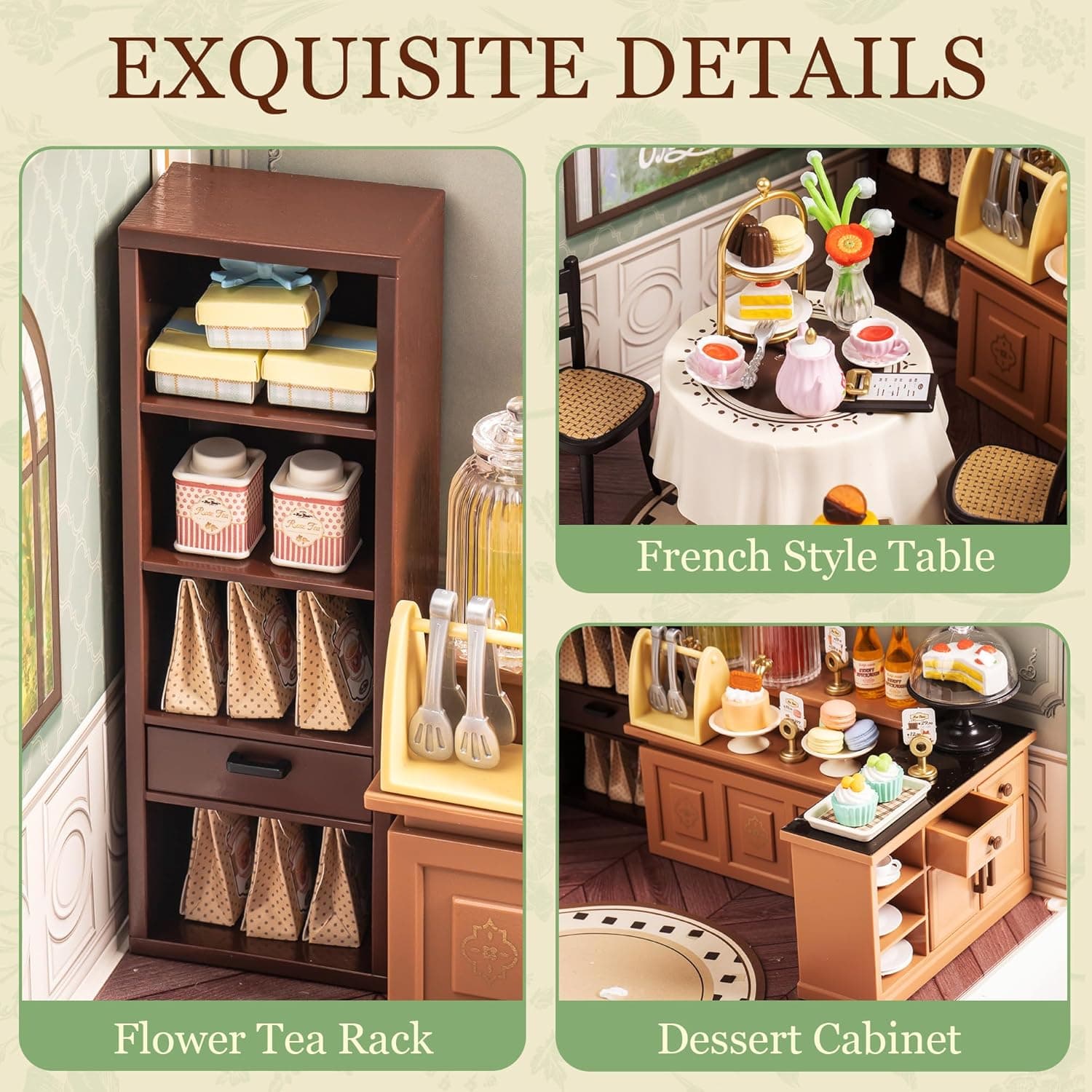 DIY Miniature Craft Kit: 'Sweet Sips' Tea House - image 9