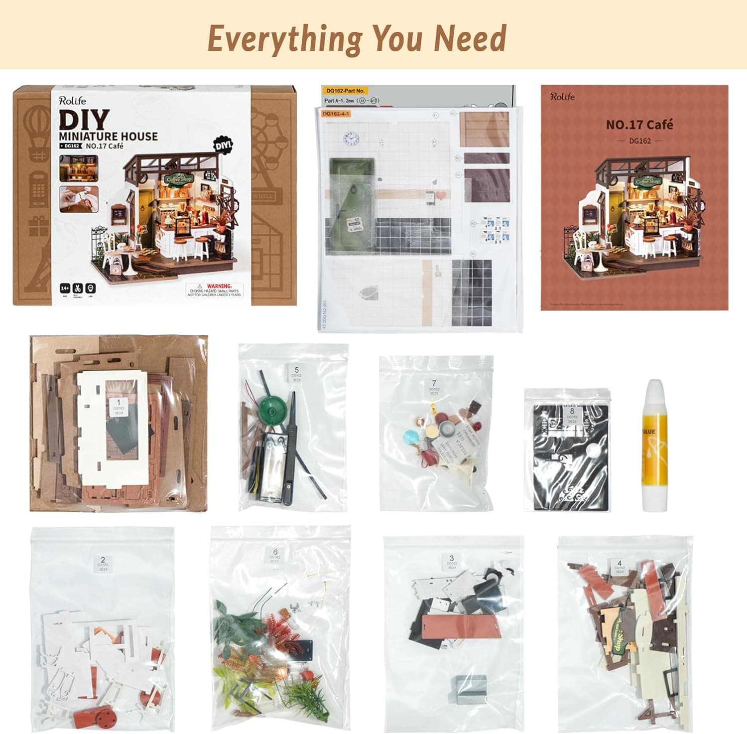 DIY Model Kit to Build: Rolife Miniature Café No.17 - image 6