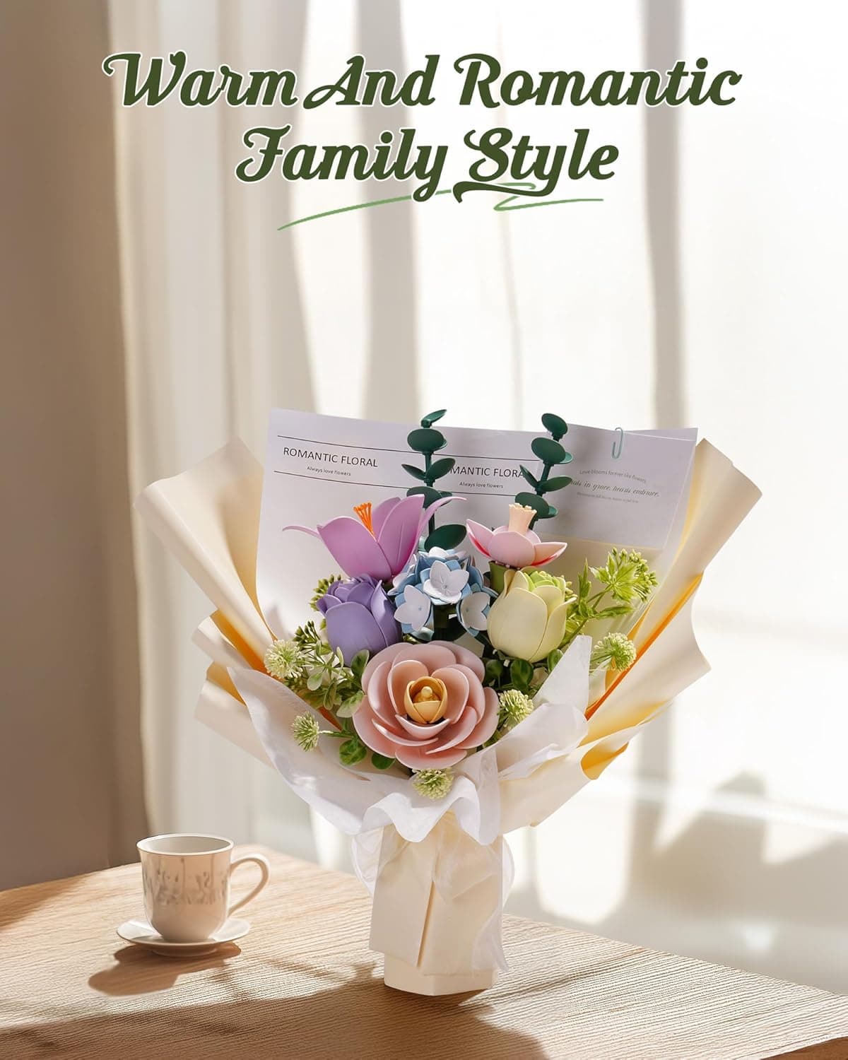 Build Your Own Spring Flower Bouquet - Robotime 3D Puzzle Kit - image 5