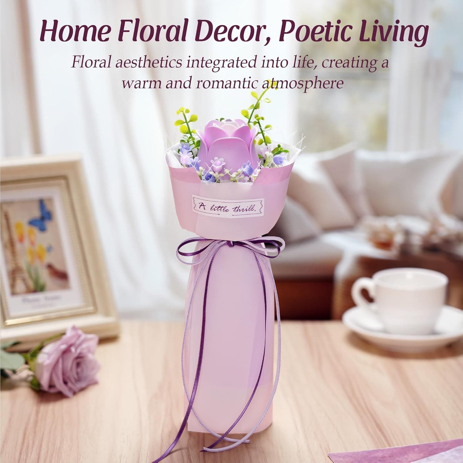 3D Puzzle Flower Bouquet in French Style - image 9