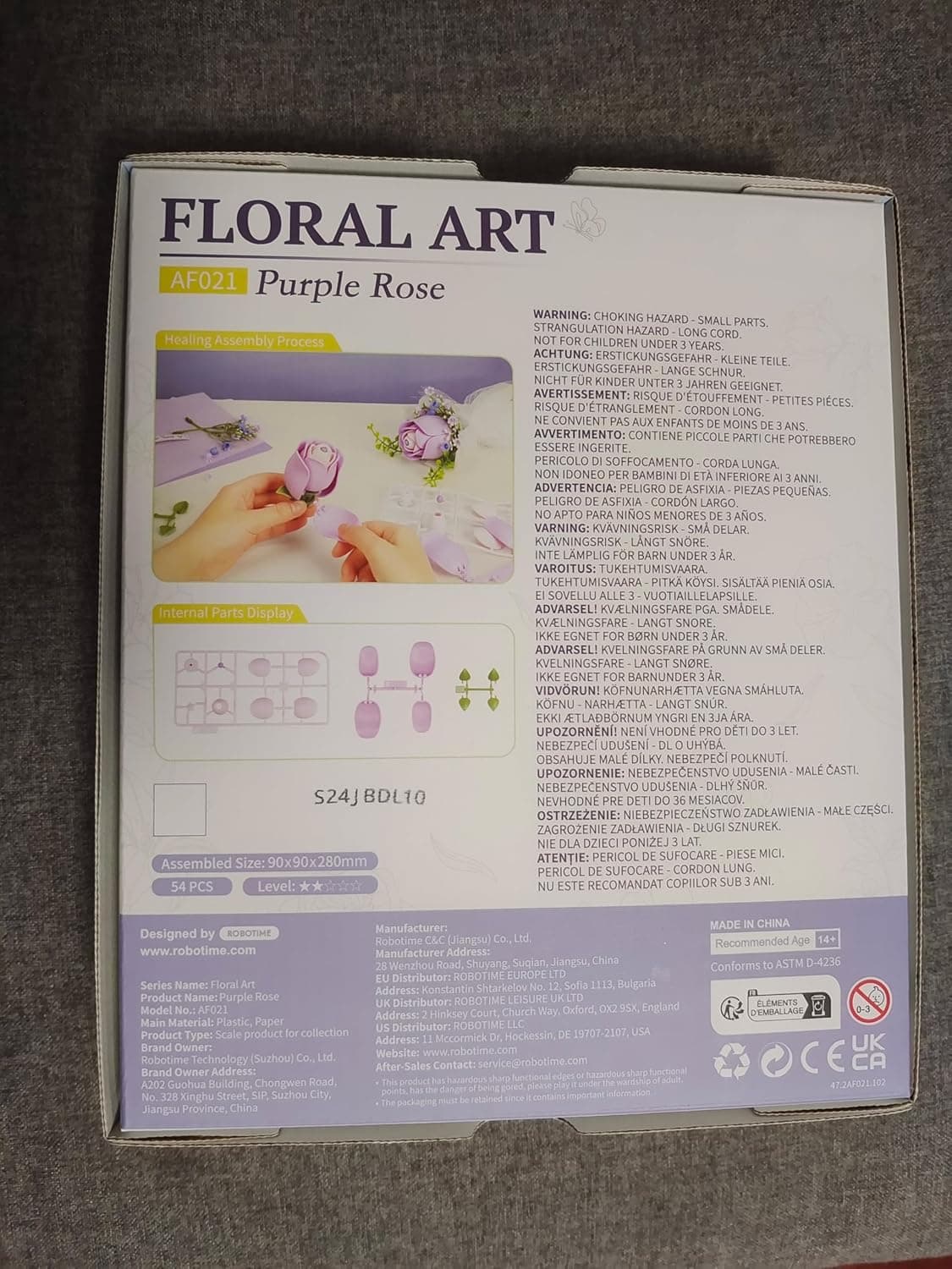 3D Puzzle Flower Bouquet in French Style - image 5