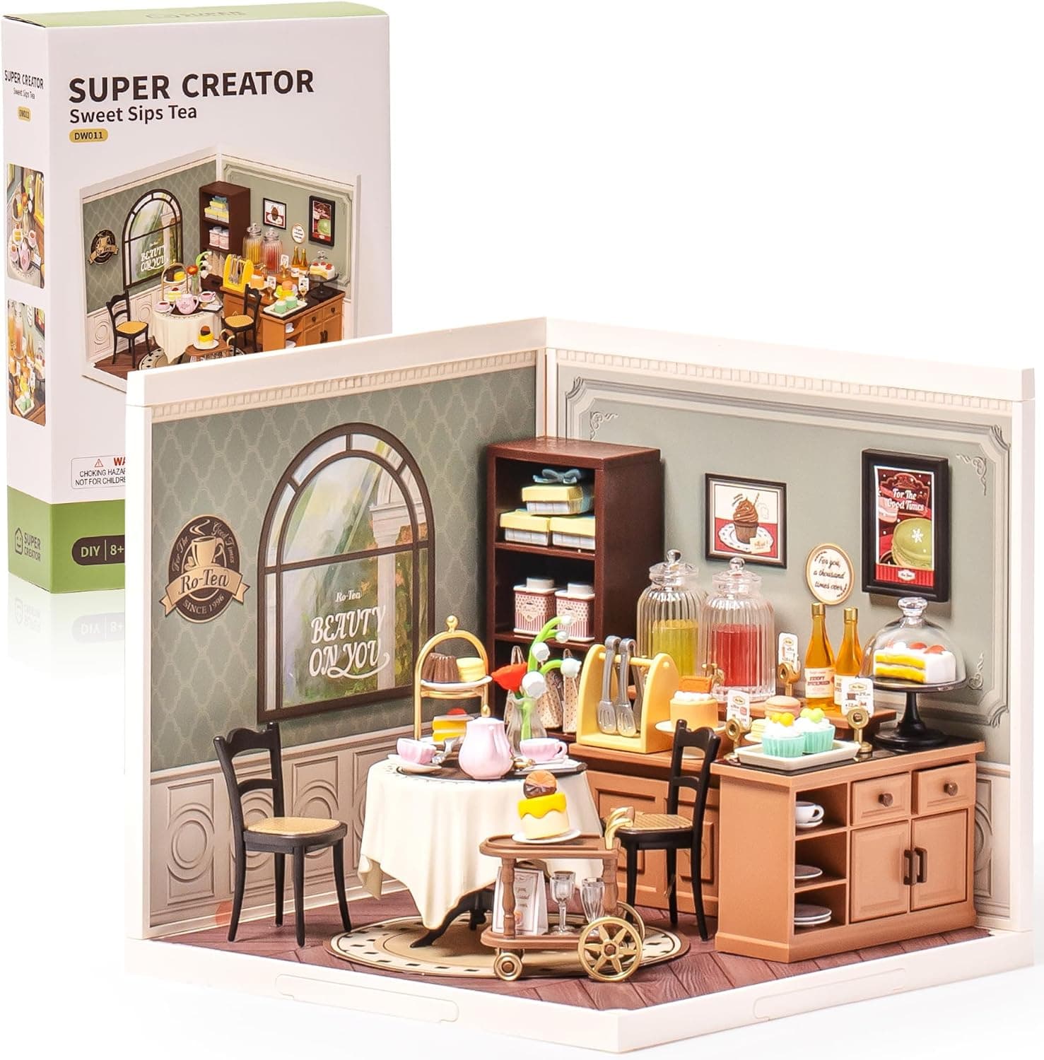 DIY Miniature Craft Kit: 'Sweet Sips' Tea House - image 3