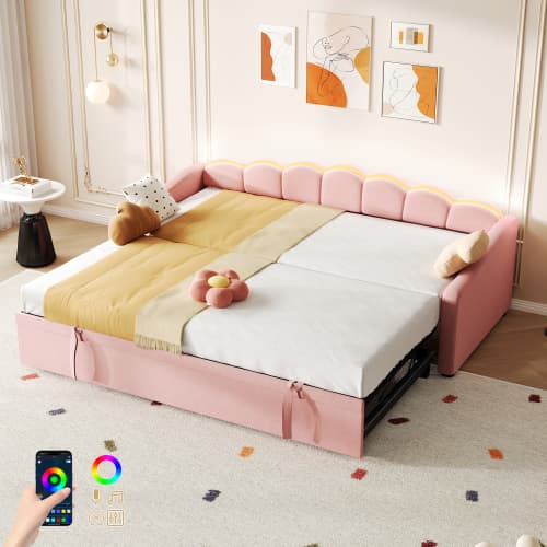Transform Your Space with this Petal-Shaped LED Daybed - image 7