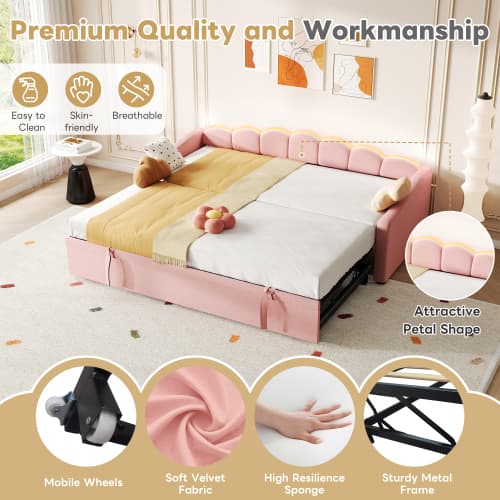 Transform Your Space with this Petal-Shaped LED Daybed - image 8