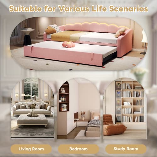 Transform Your Space with this Petal-Shaped LED Daybed - image 2