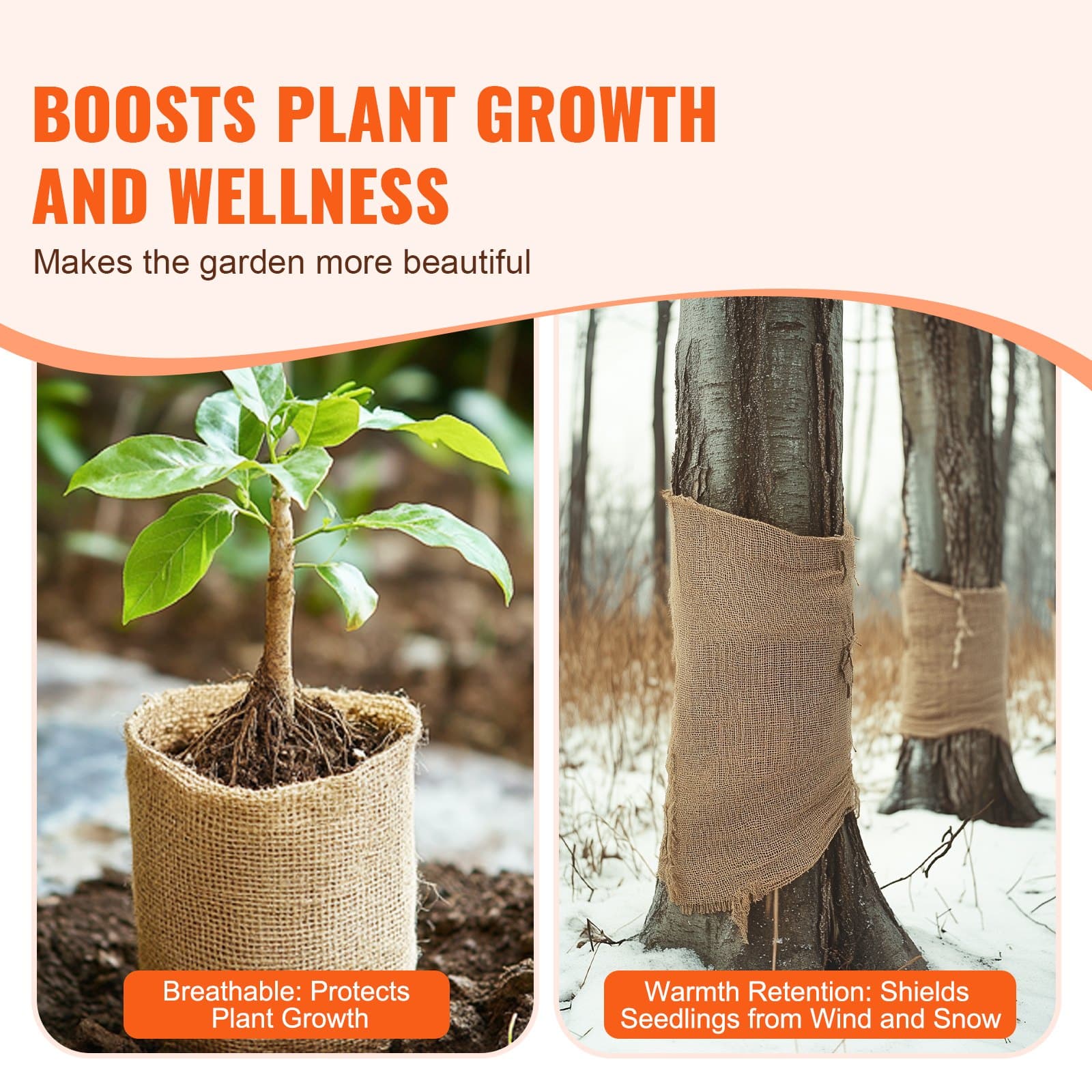 100% Natural Hessian Jute Fabric Roll - image 2