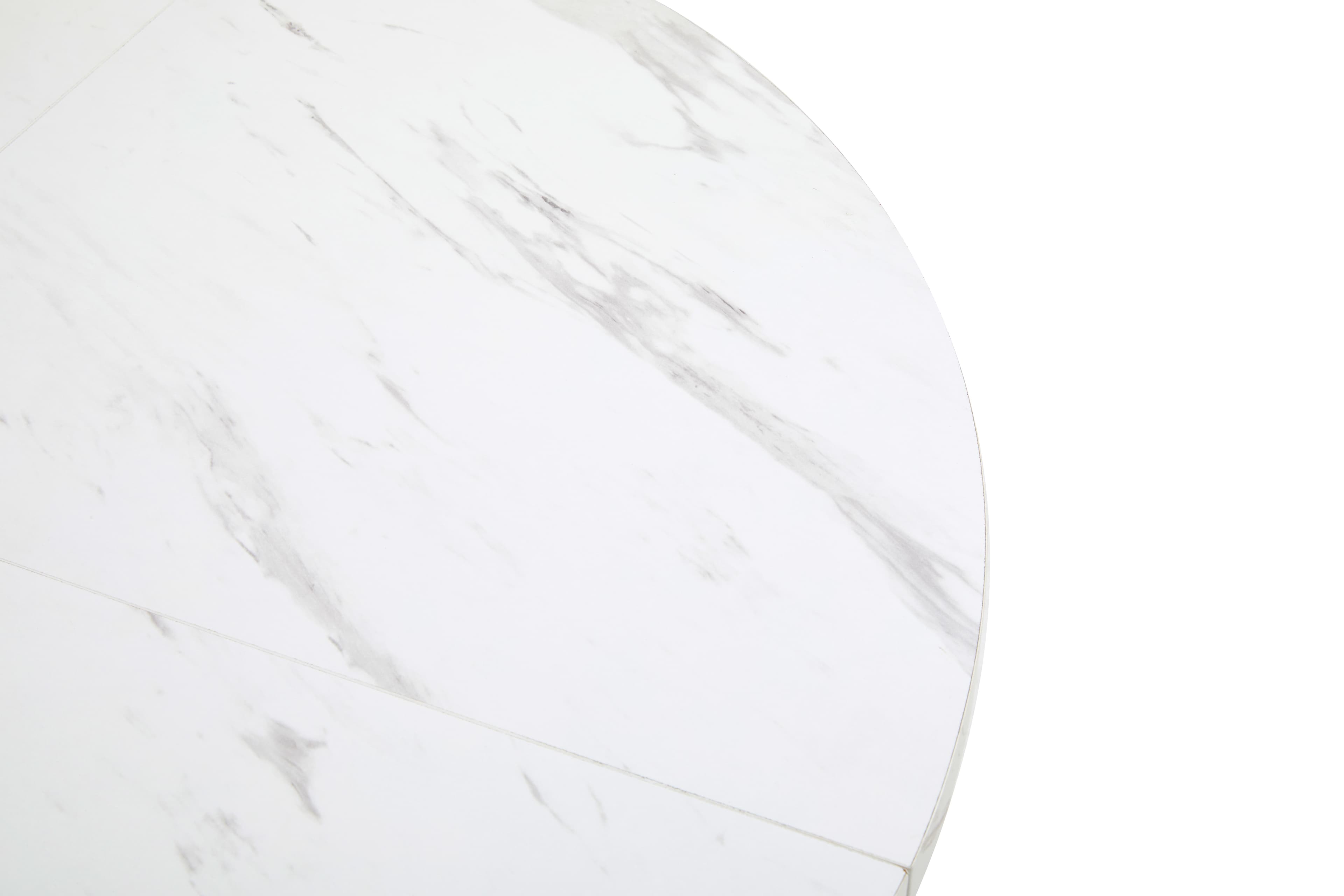 A Chic Centrepiece: Modern Marble Effect Dining Table - image 3