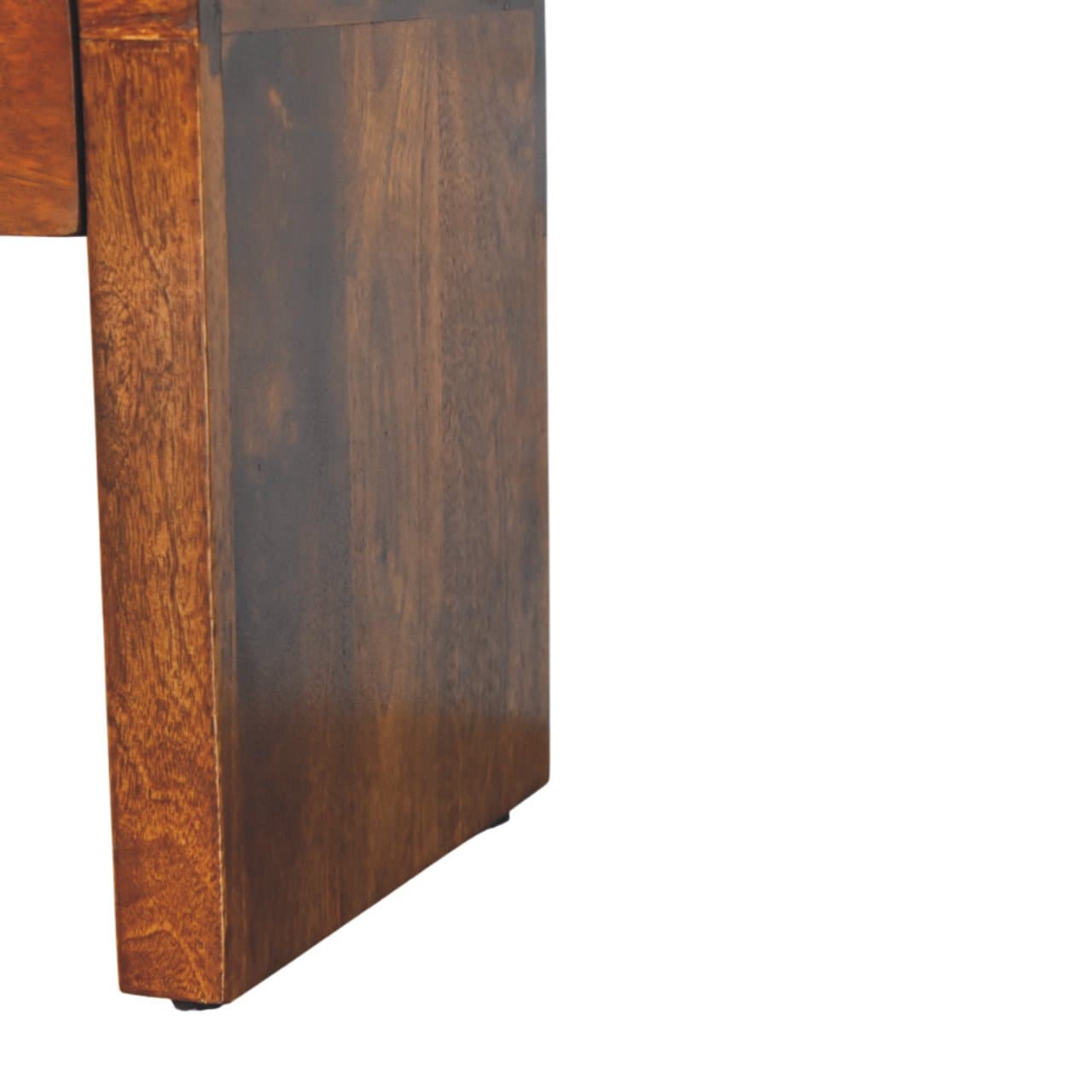 Handcrafted Solid Mango Wood Nightstand in Chestnut - image 6