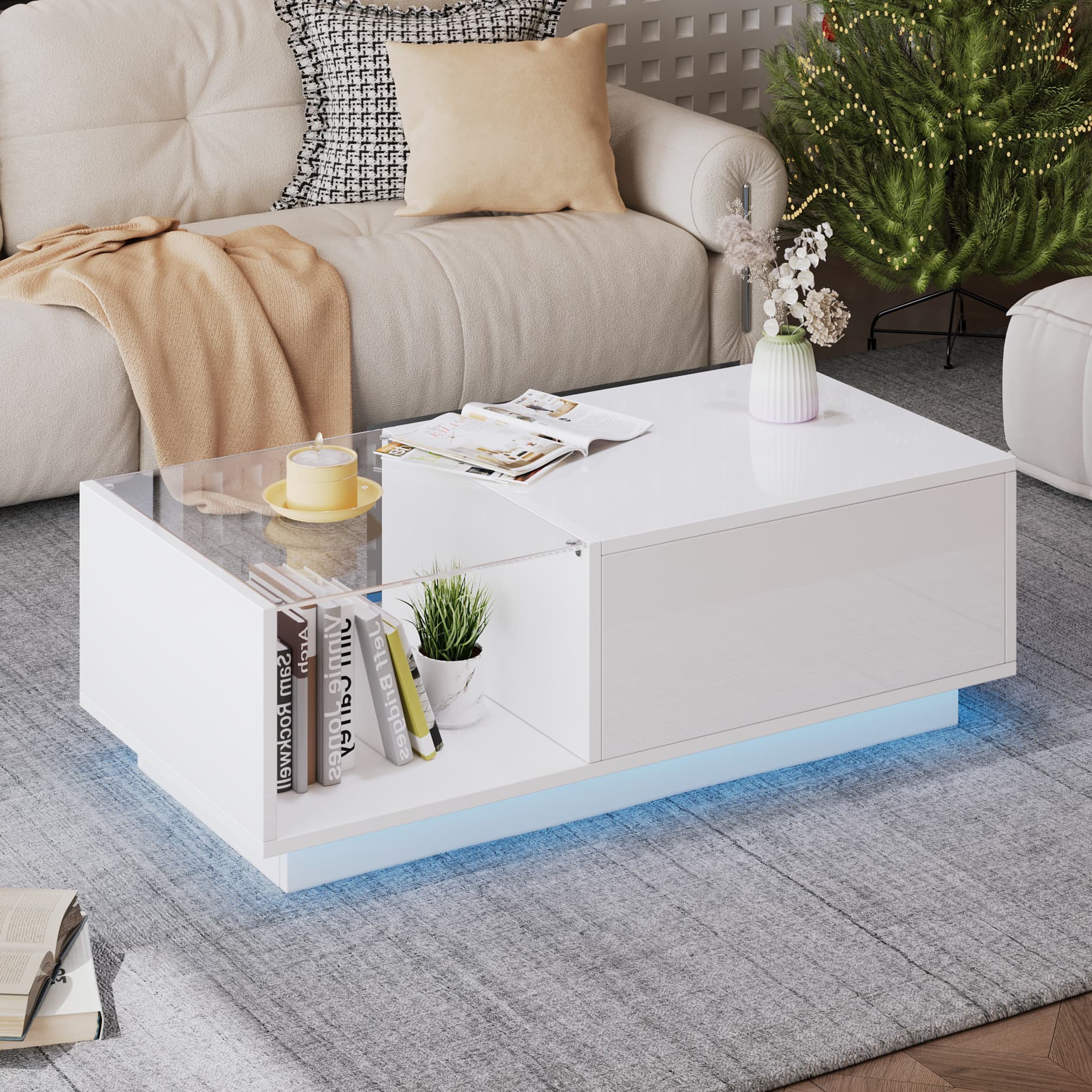 Effortless Style & Hidden Storage: The Ultimate Lift-Top Coffee Table - image 2
