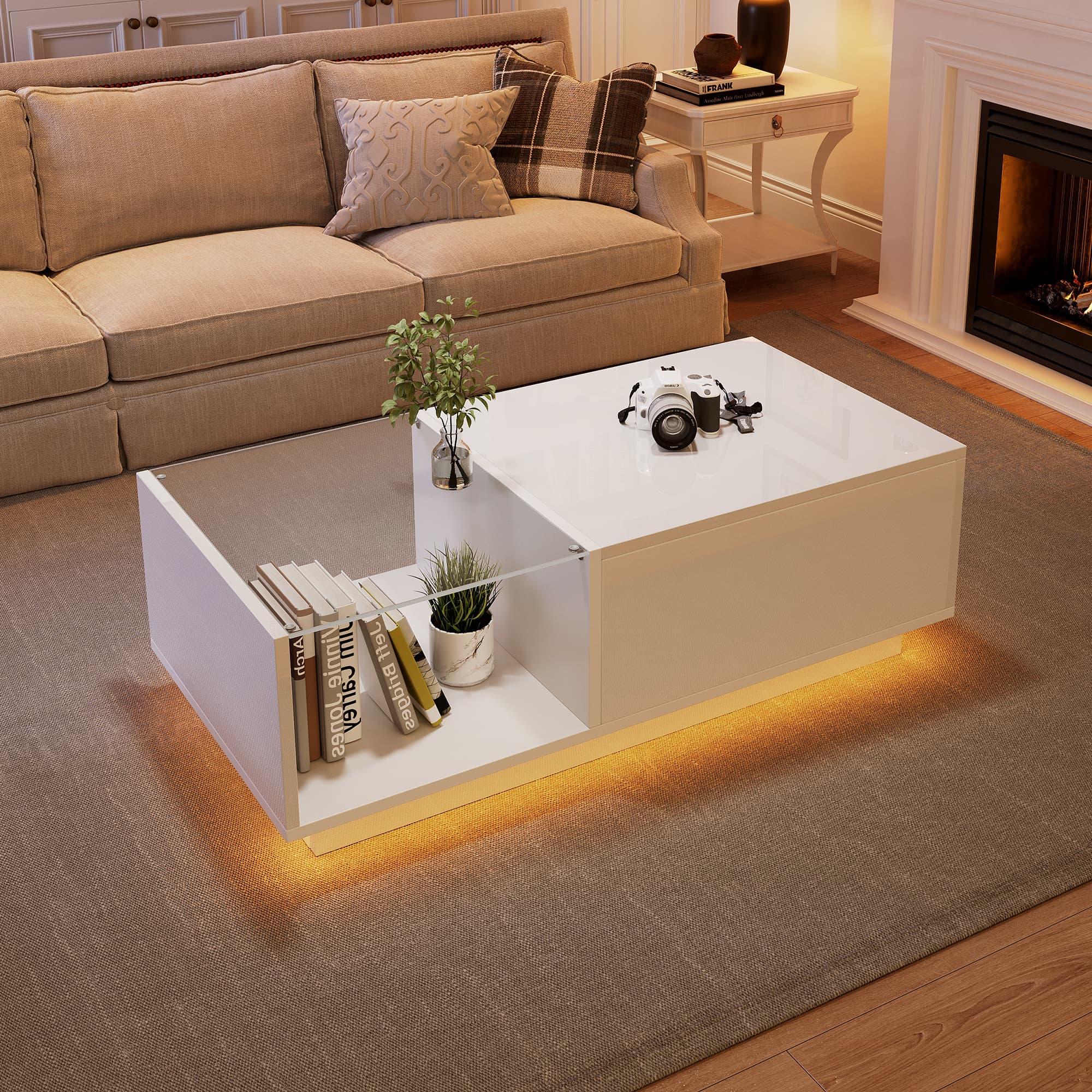 Effortless Style & Hidden Storage: The Ultimate Lift-Top Coffee Table - image 5