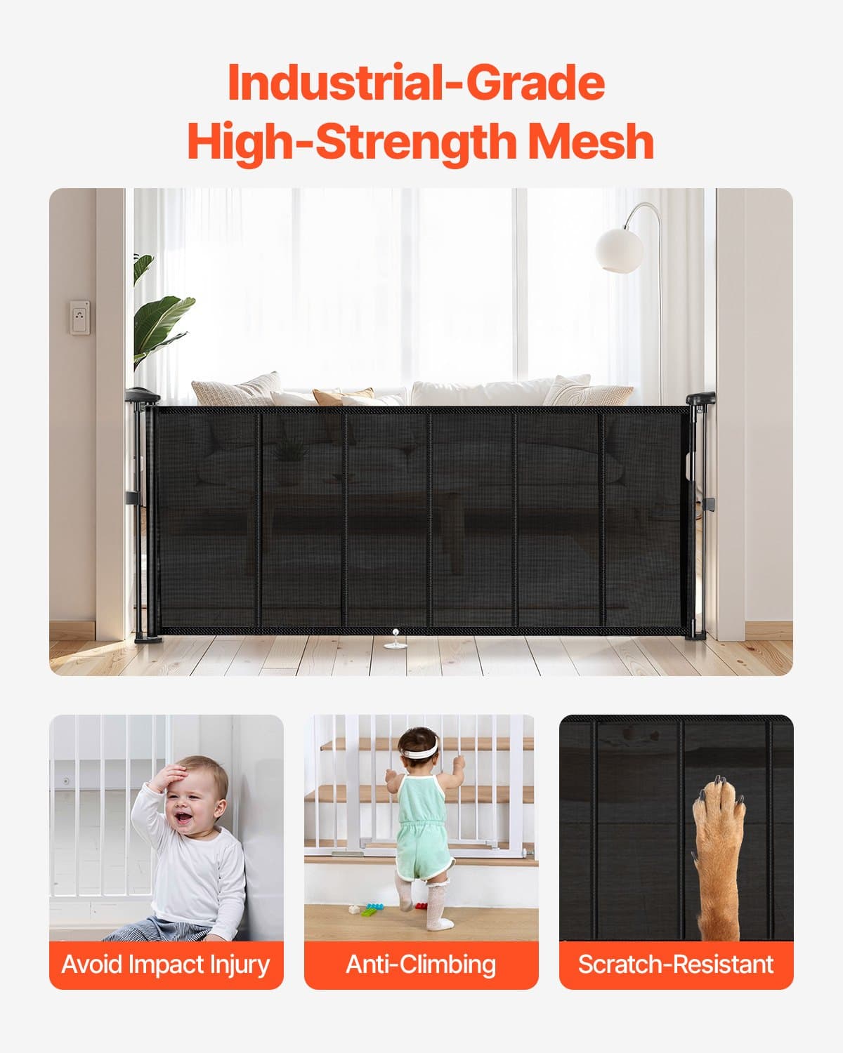 Effortless Safety: The Extra-Wide Retractable Baby & Pet Gate - image 5