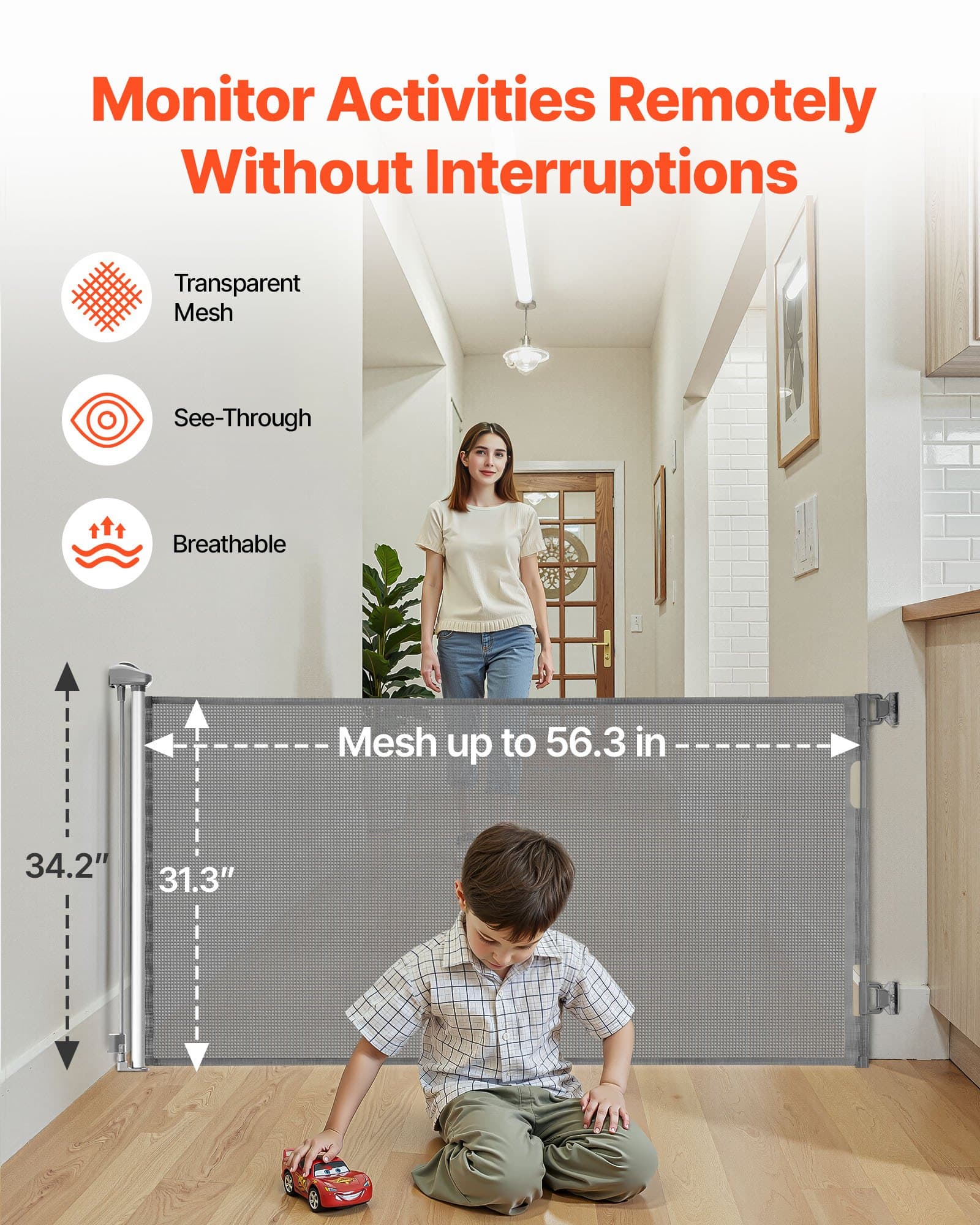 Effortless Safety: A Retractable Gate for Modern Homes - image 1