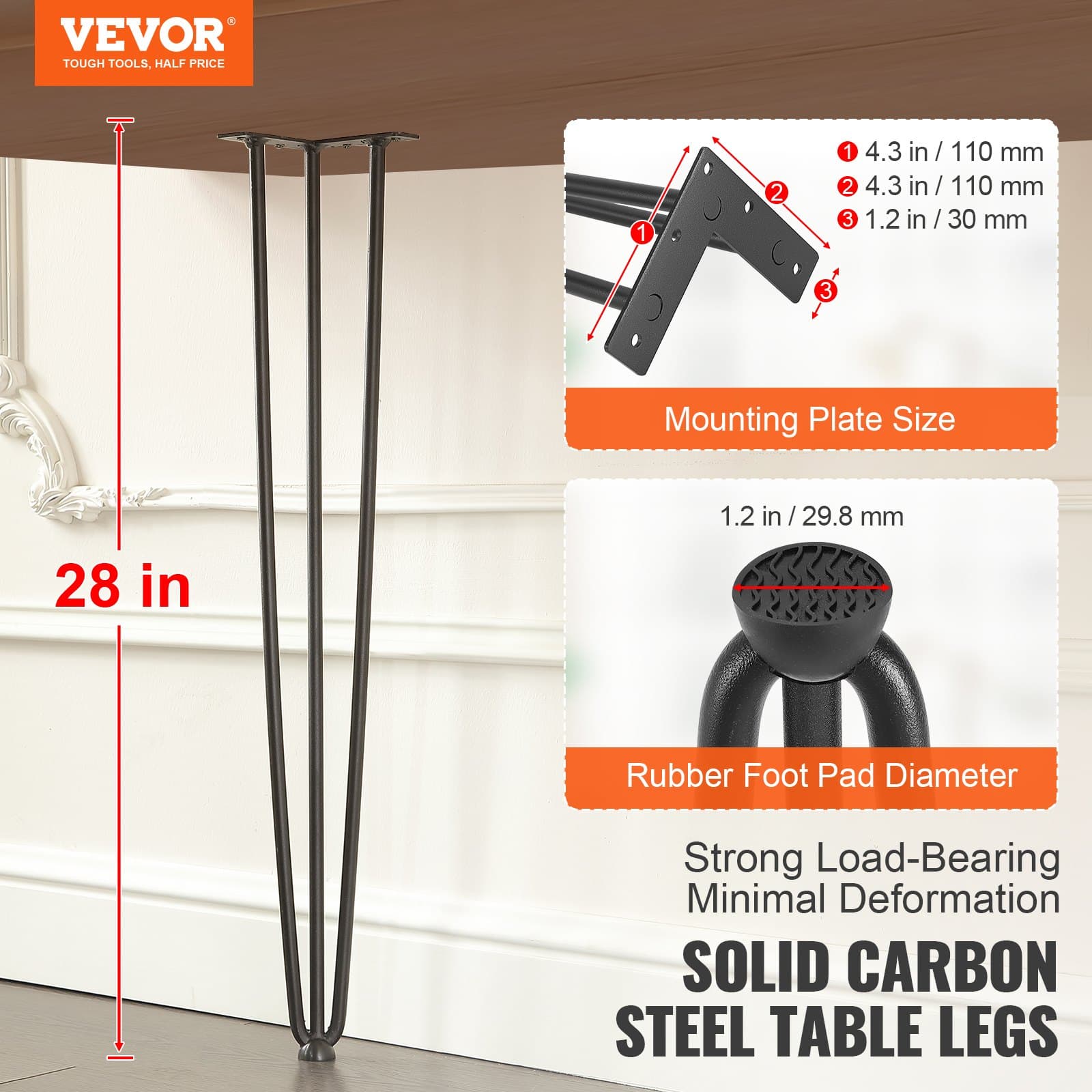 Create Your Dream Table with Heavy-Duty Hairpin Legs - image 5