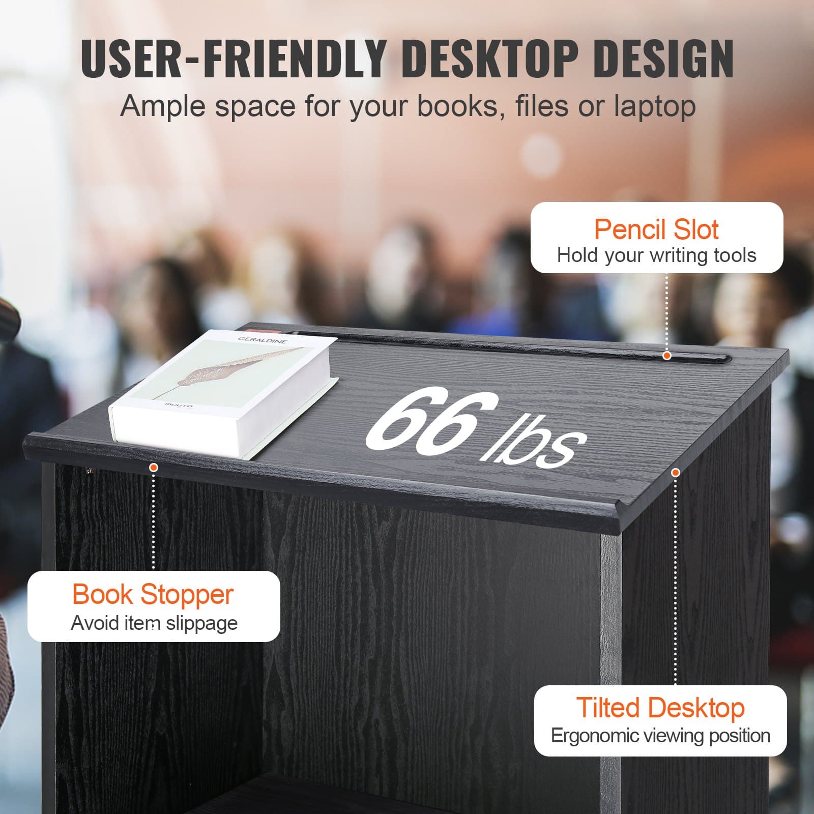 Effortless Presentations with a Portable Lectern Stand - image 5