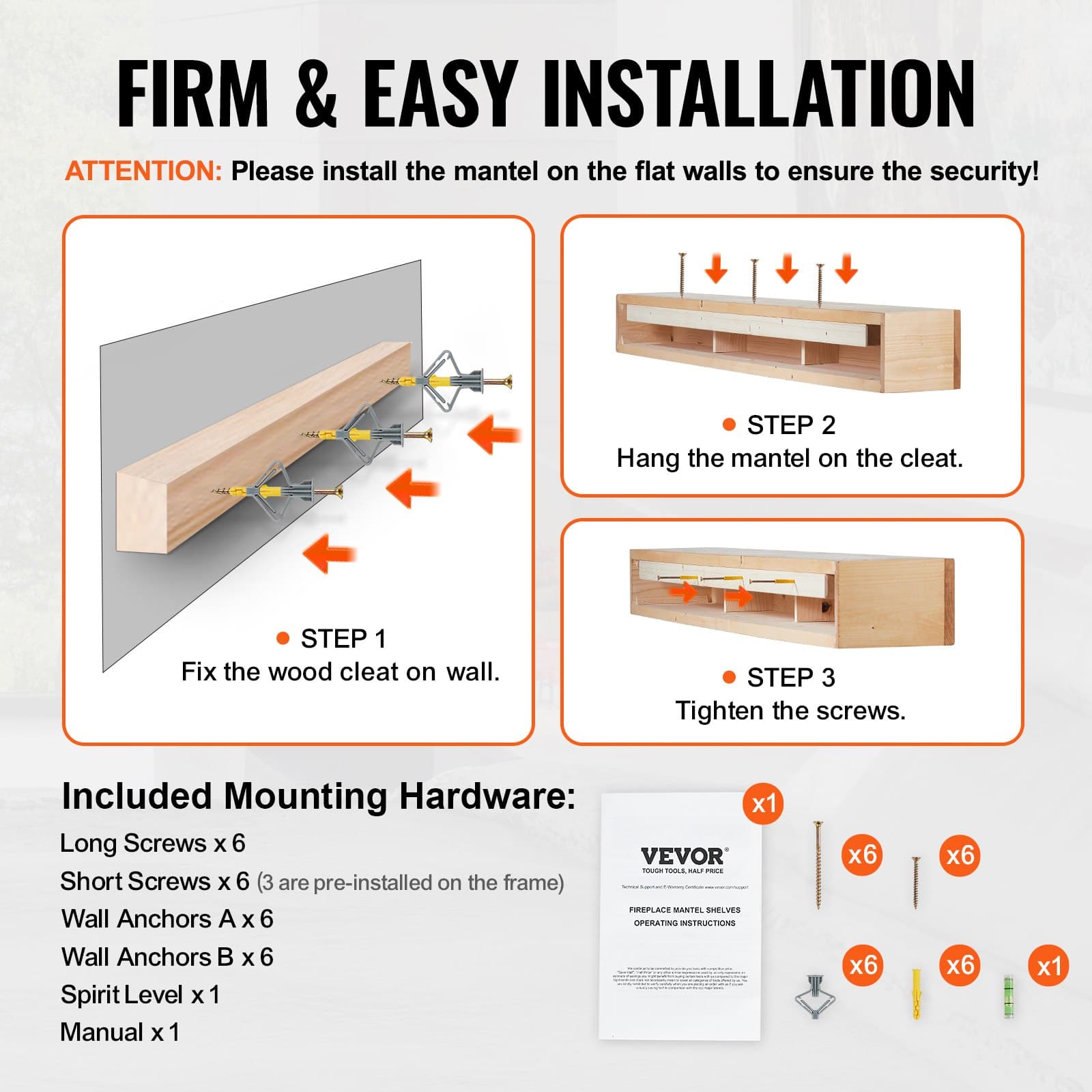 Transform Your Room with a Rustic Solid Wood Mantel Shelf - image 2