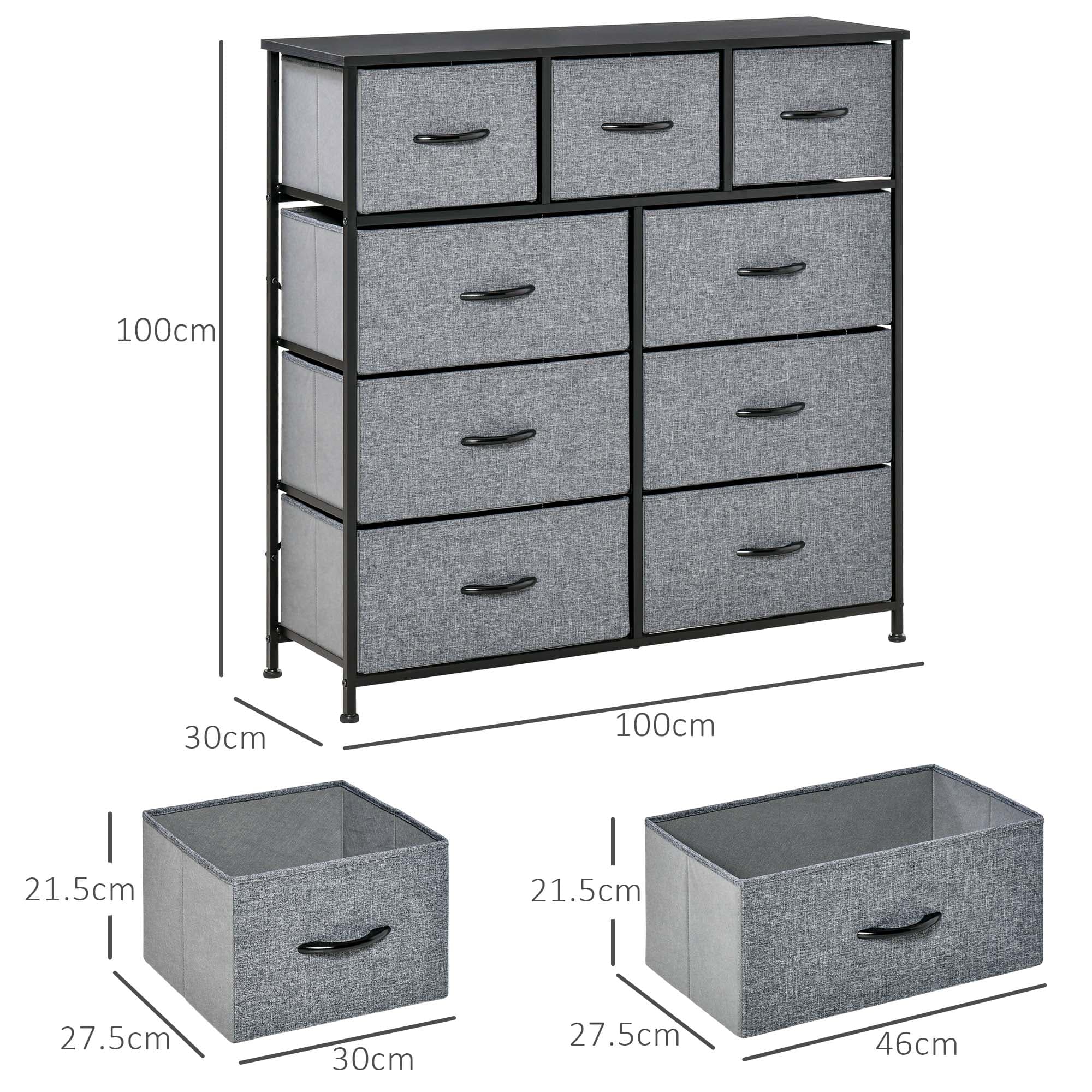 Transform Your Bedroom with this Grey 9-Drawer Dresser - image 5