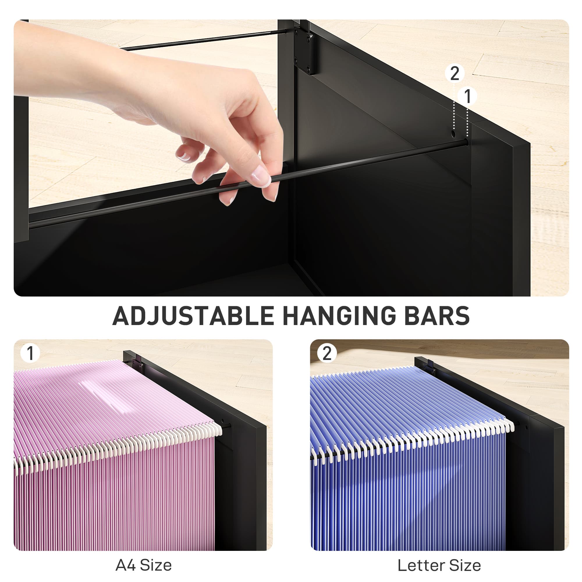 Transform Your Workspace with this Secure 2-Drawer Filing Cabinet - image 5