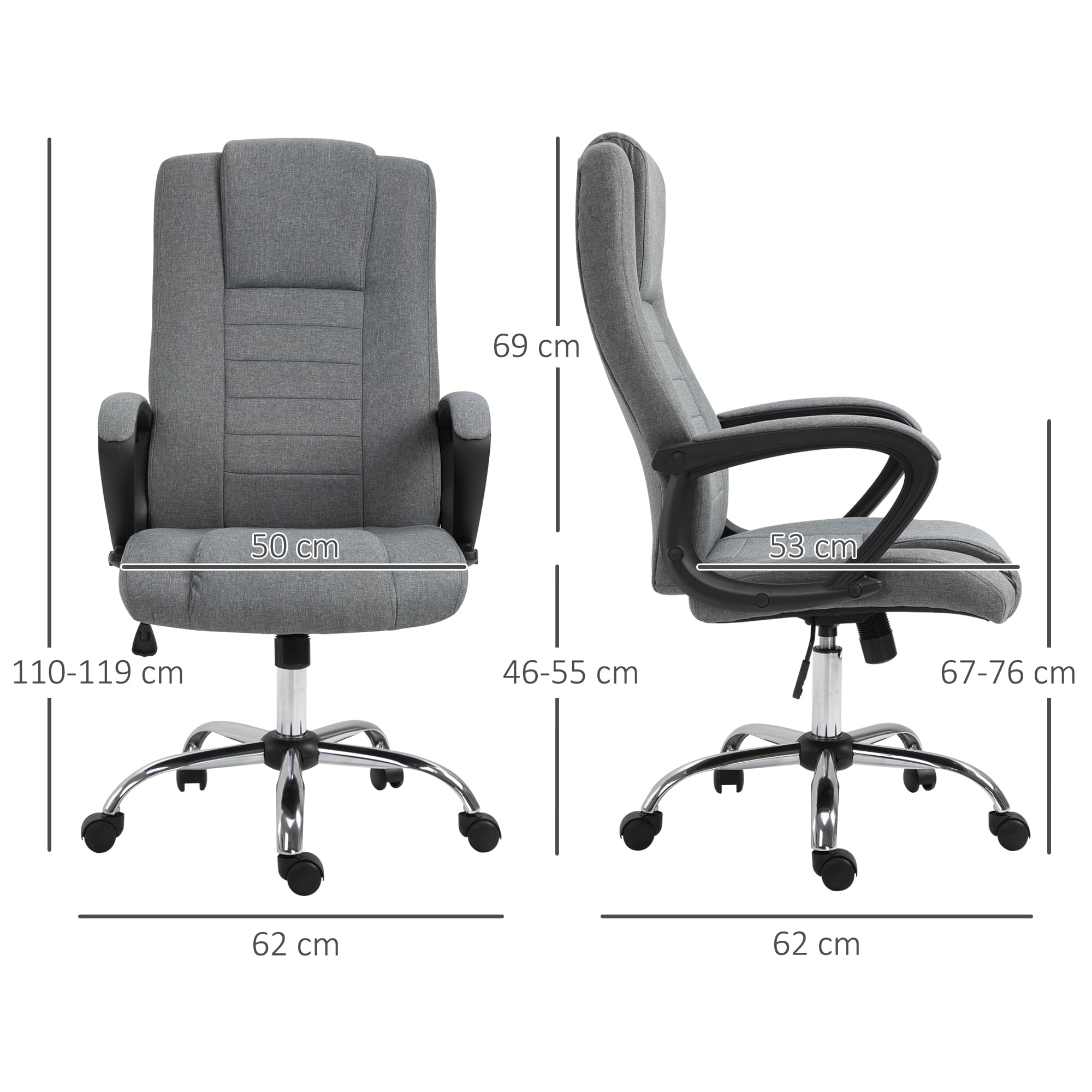 Transform Your Workspace with the Vinsetto Ergonomic Chair - image 2
