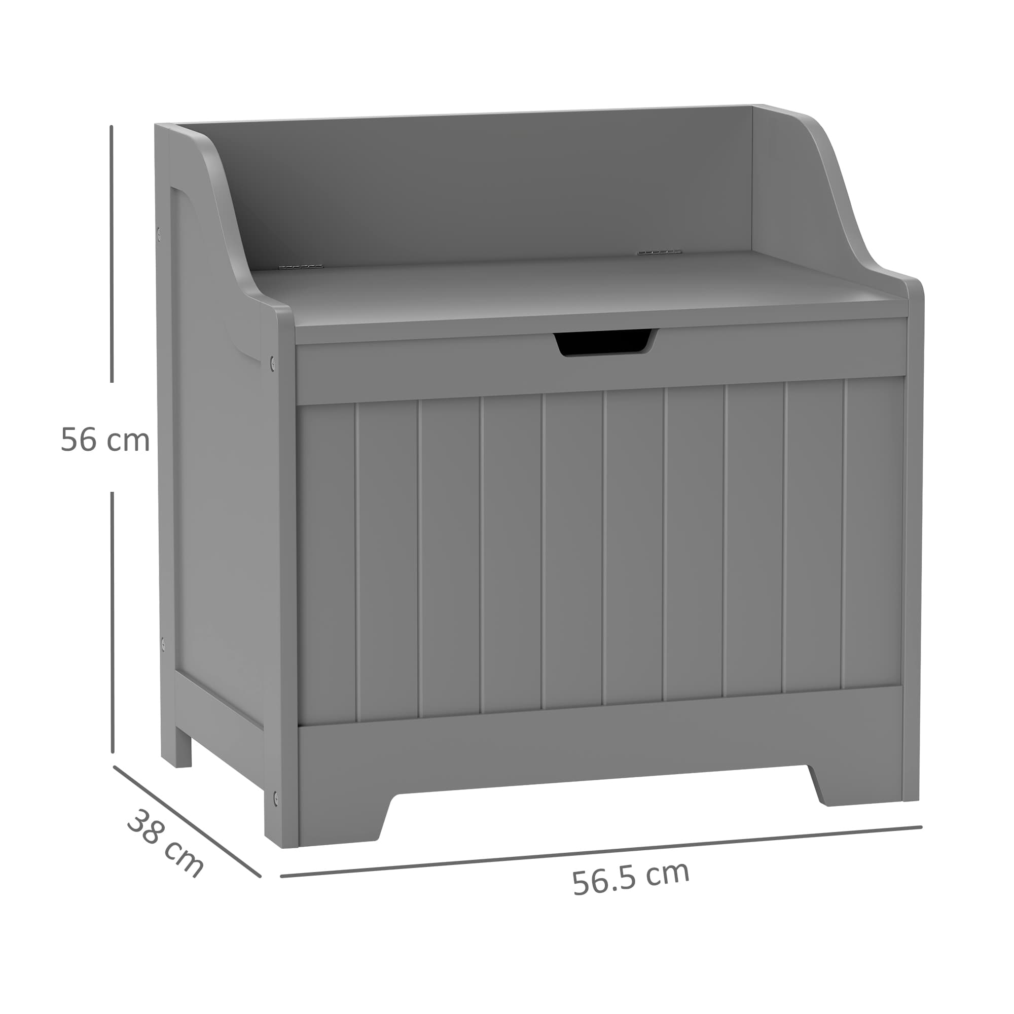 Transform Your Space with the 61L Grey Storage Chest - image 5