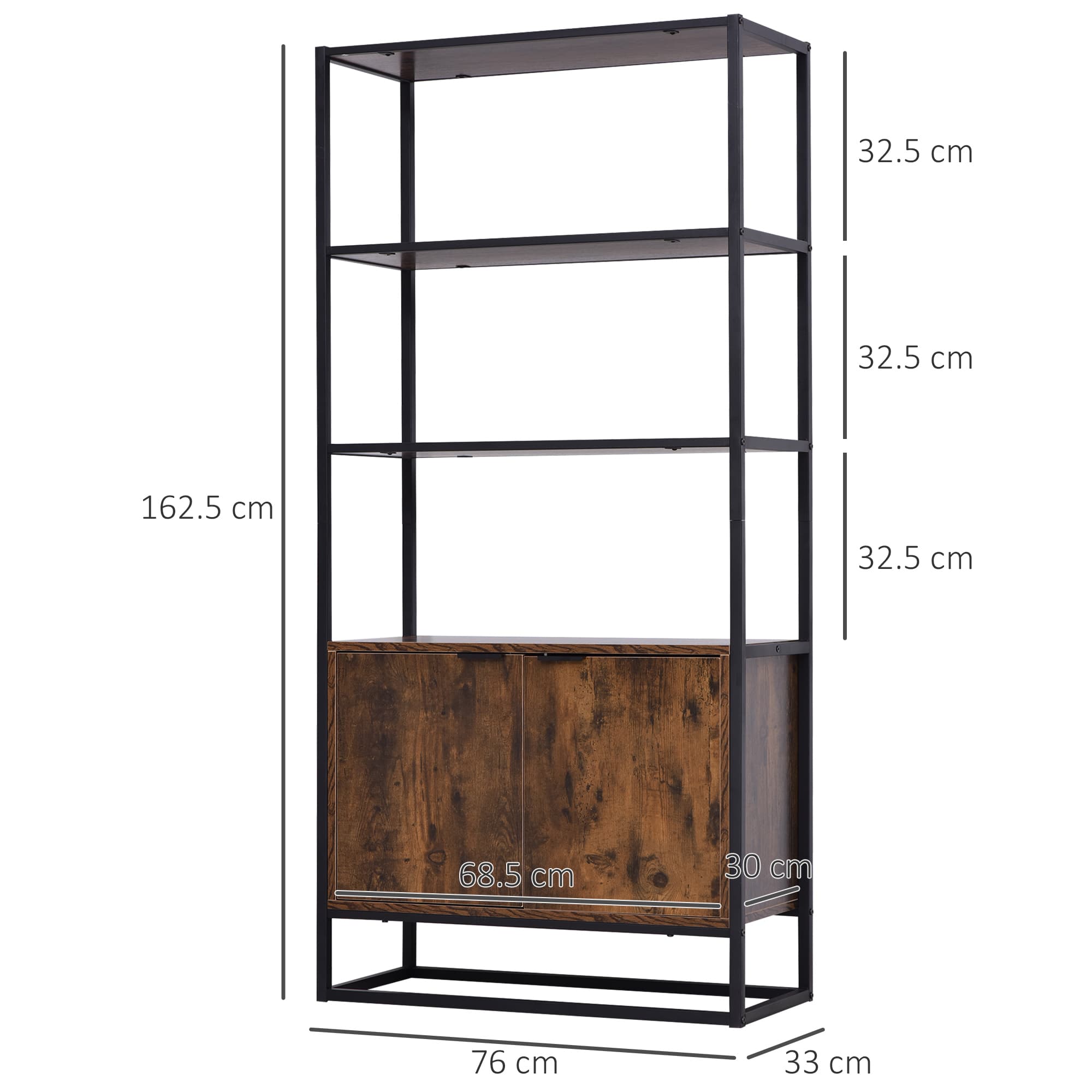 Transform Your Space with this Rustic Industrial Bookshelf - image 1