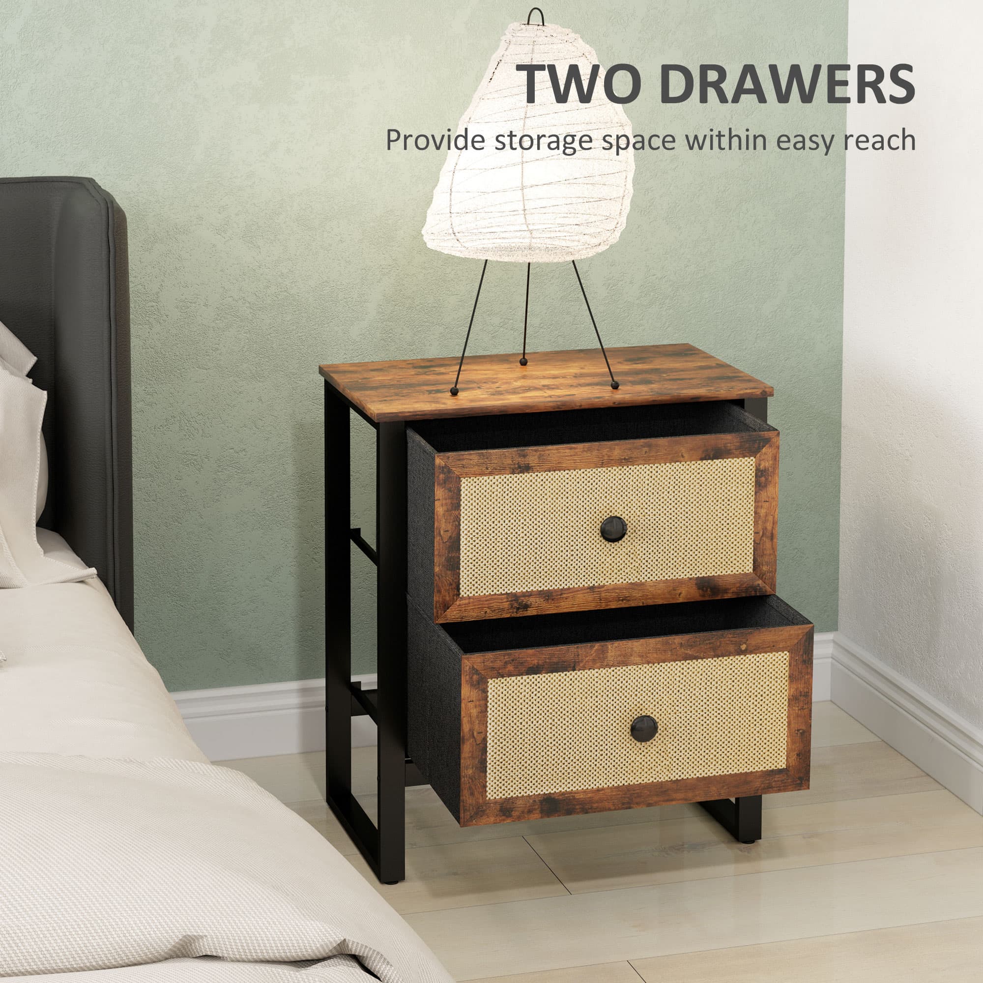Transform Your Bedroom with these Rustic Industrial Bedside Tables - image 2
