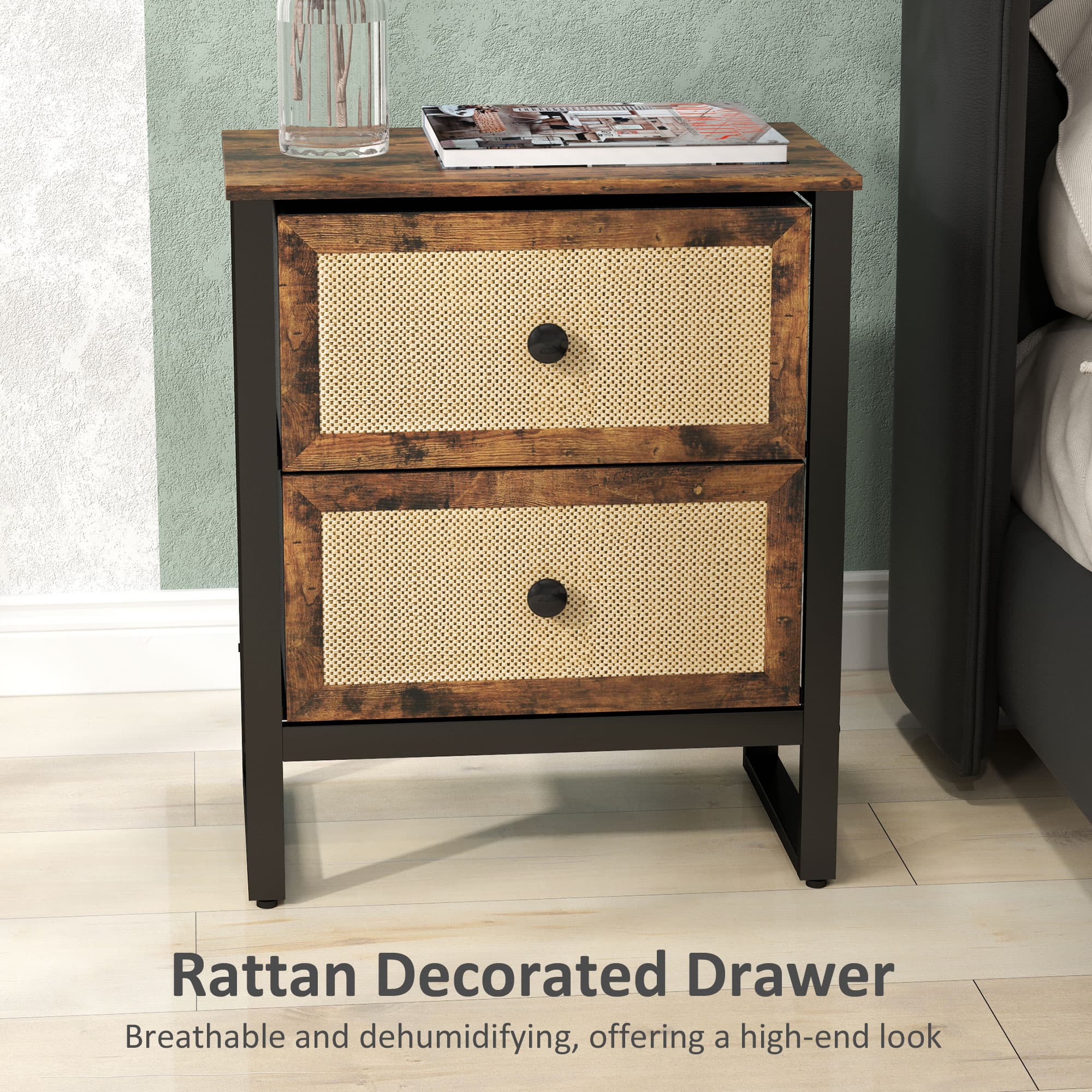 Transform Your Bedroom with these Rustic Industrial Bedside Tables - image 4