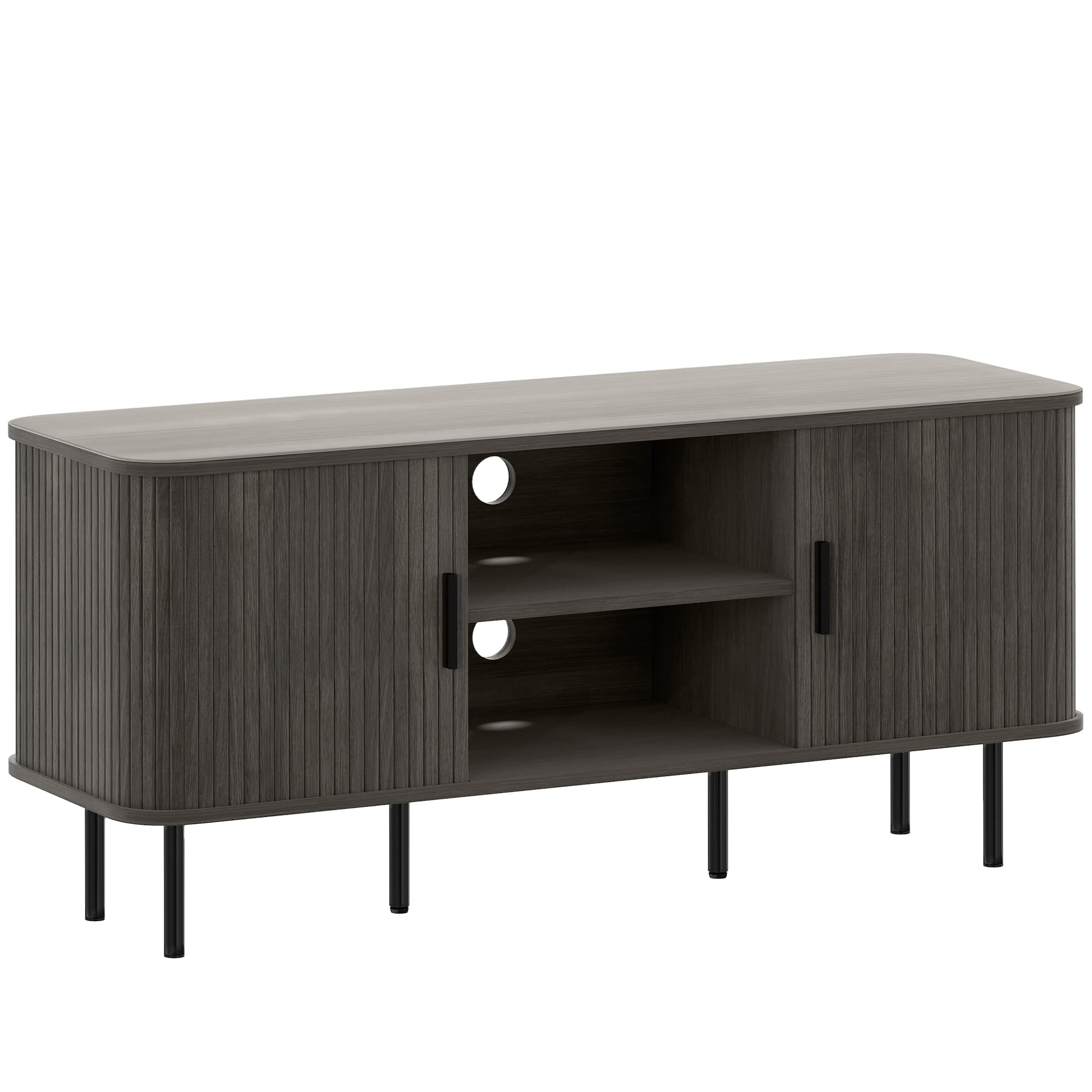 Transform Your Living Room With This Grey 55-Inch TV Stand - Grey